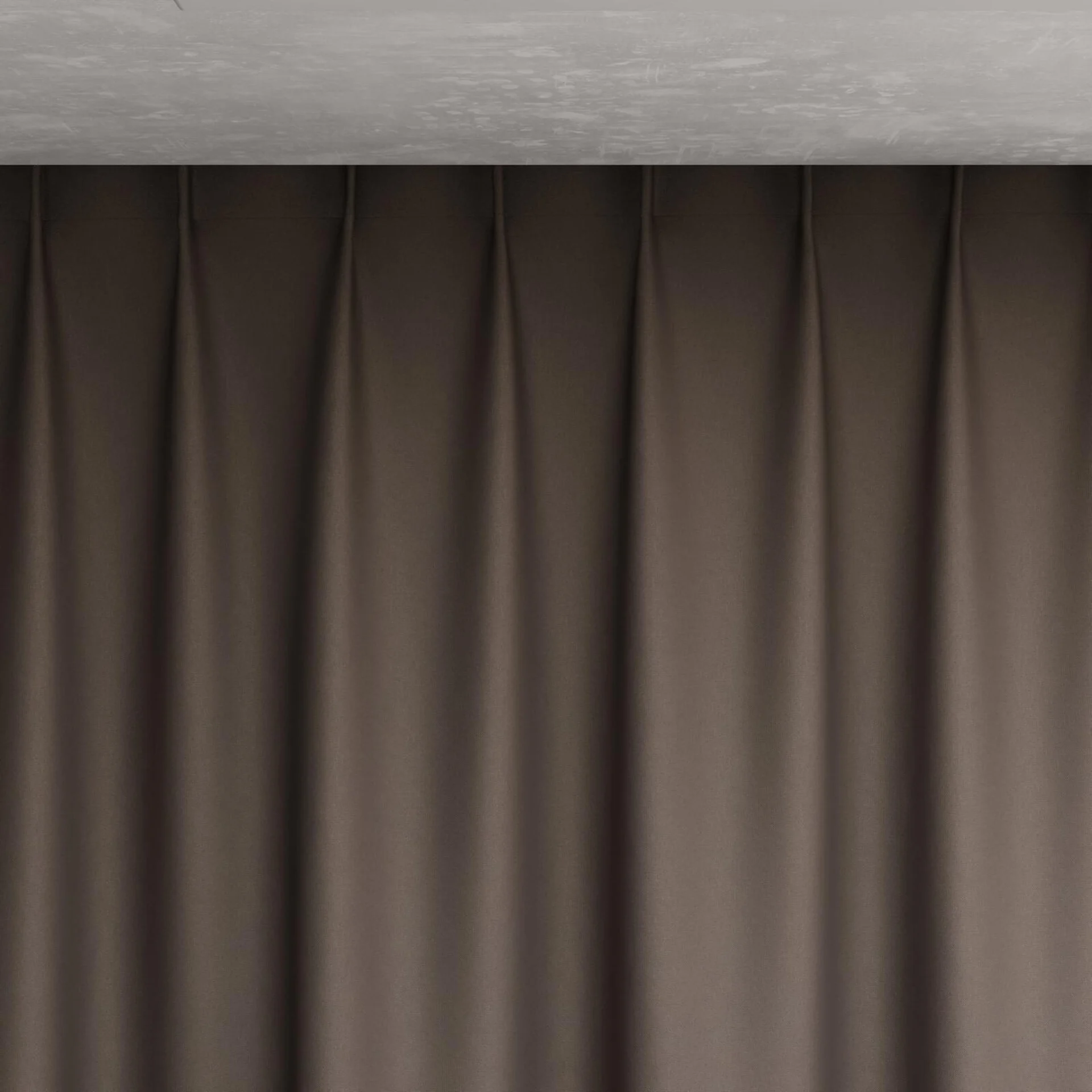 Top view of Woolskin Slate, pinch pleat