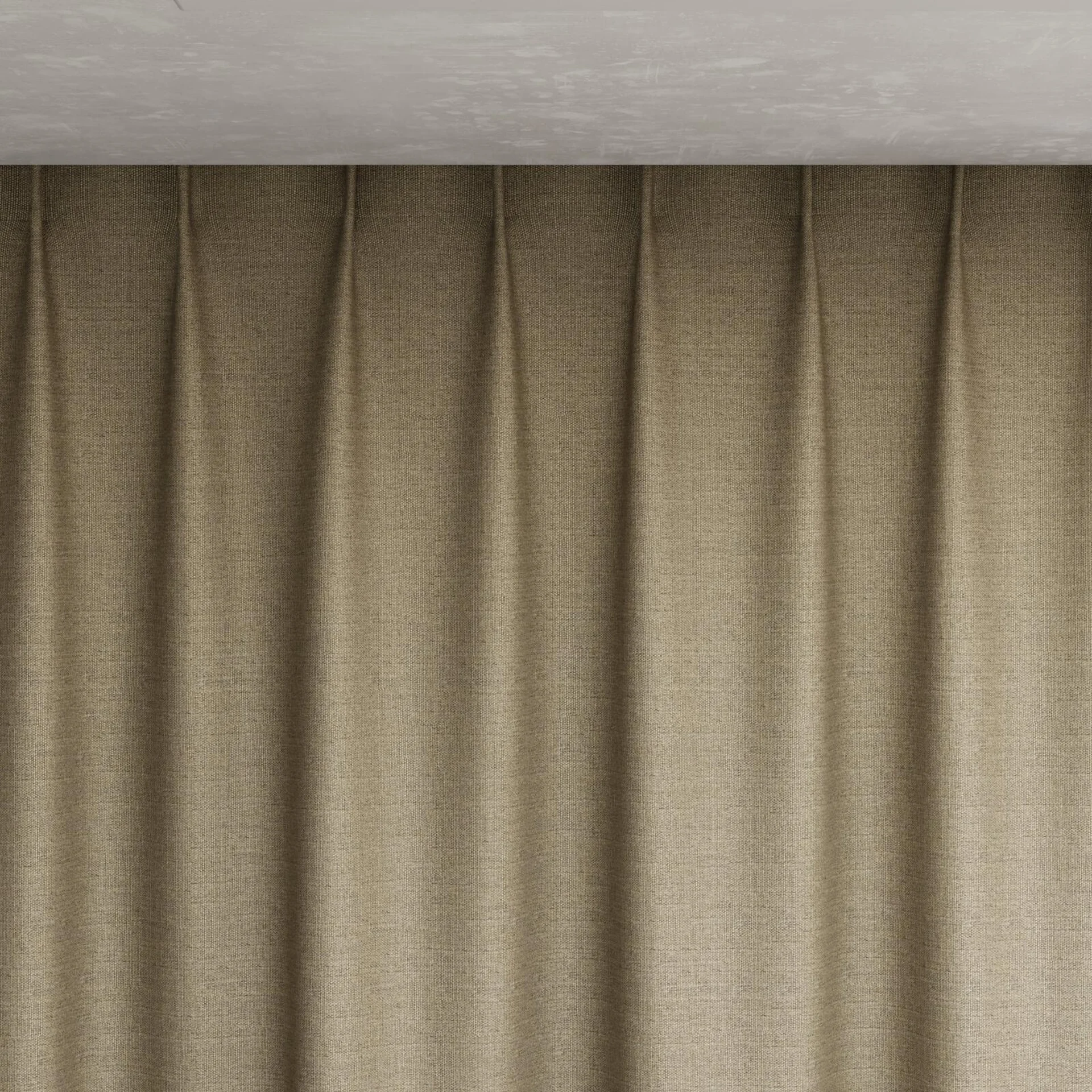 Top view of Linex Fossil, pinch pleat