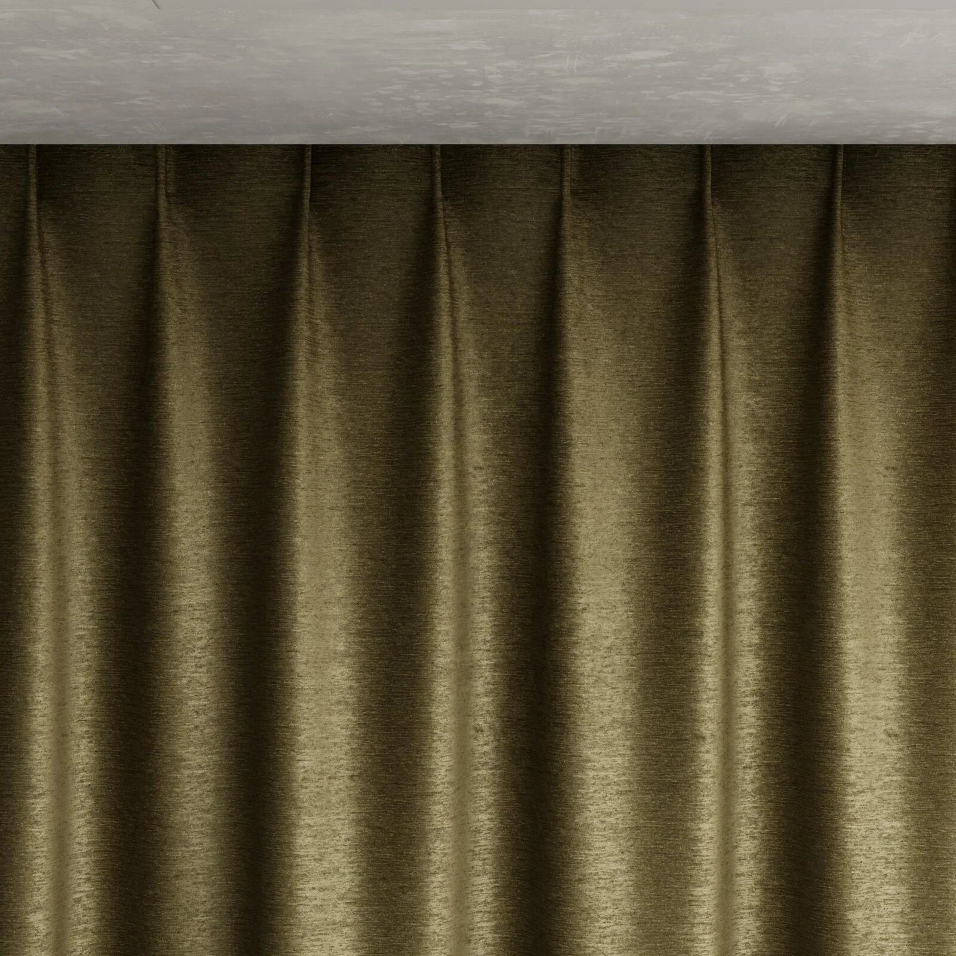 Top view of Lambada Khaki, pinch pleat