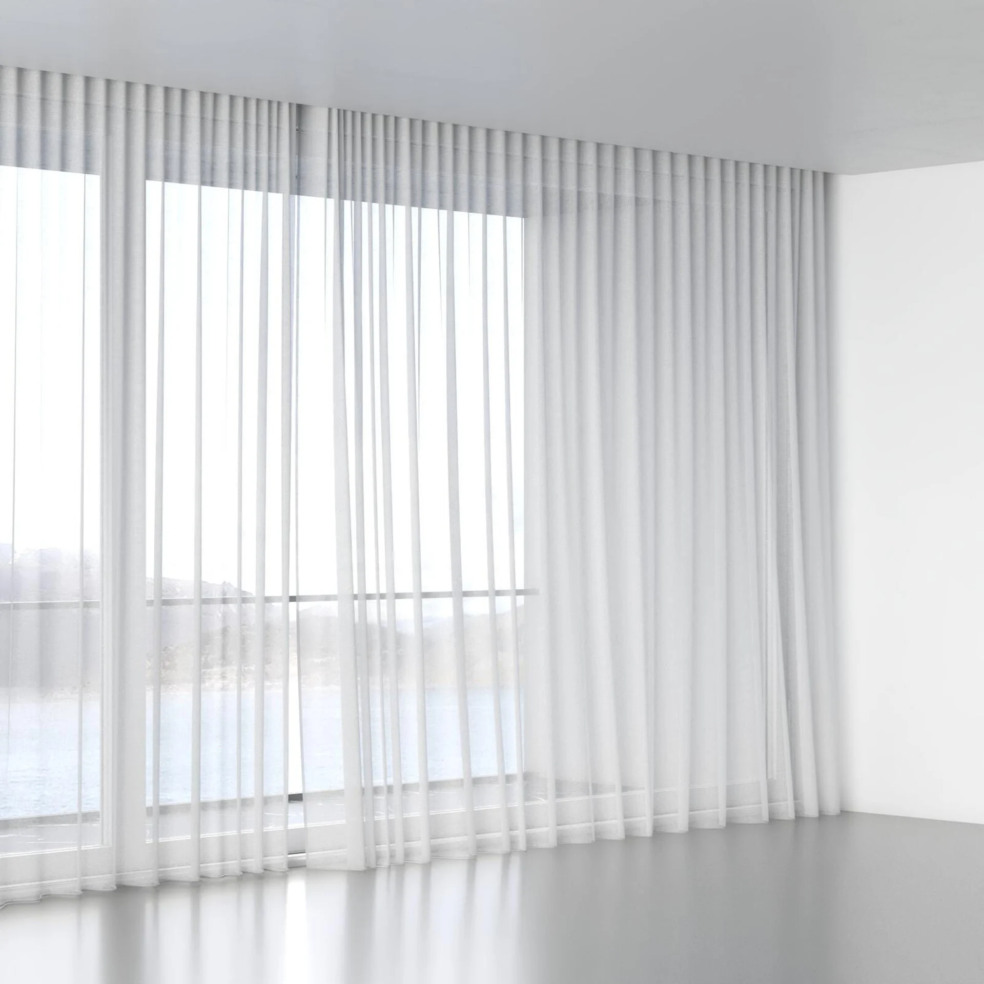 Full view of Cirrus Dove, wave pleat