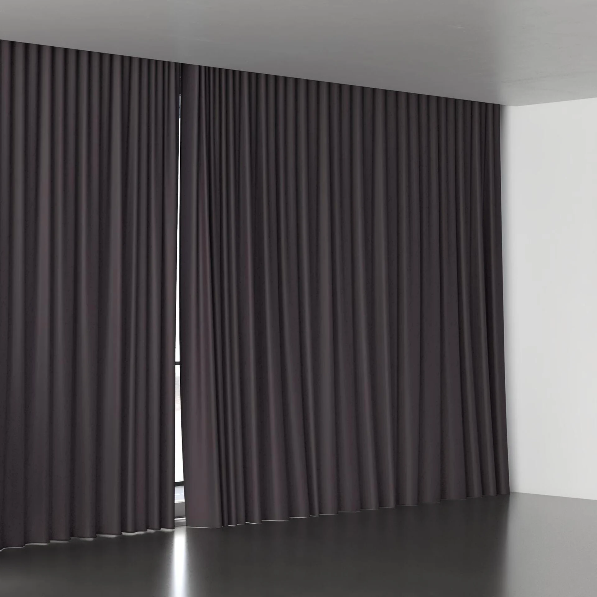 Full view of Kite Caviar, wave pleat
