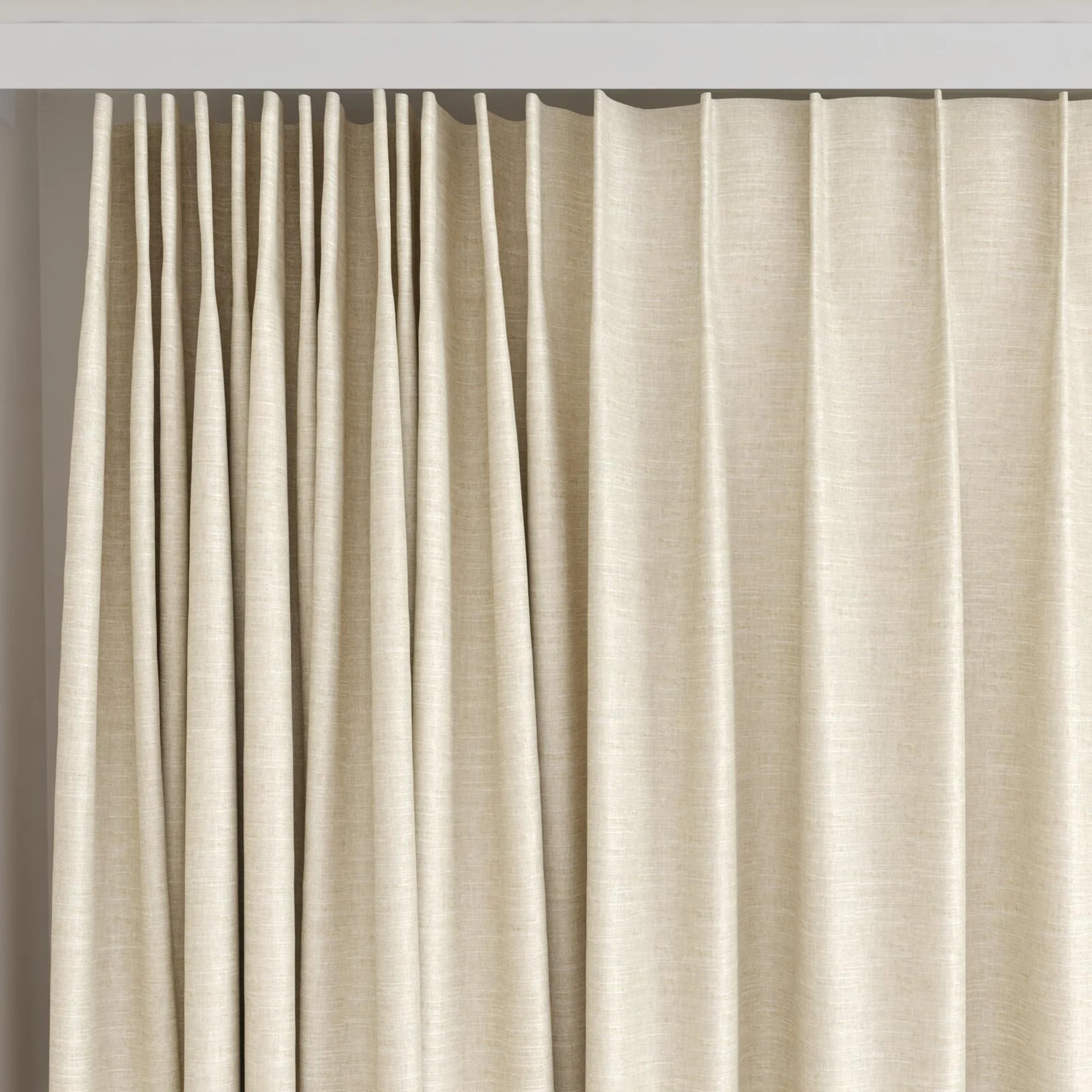 Top view of Tonto Desert, on curtain rail