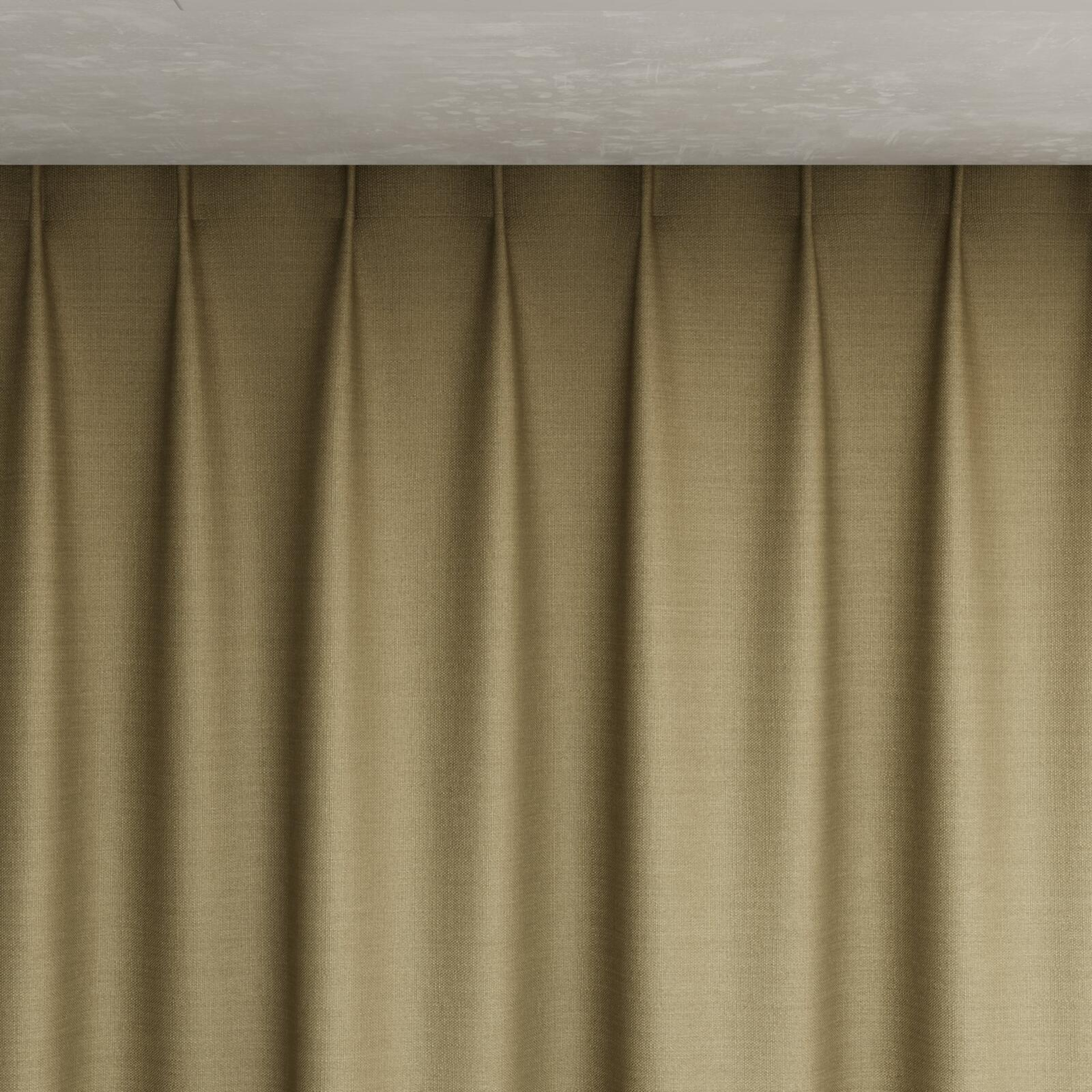 Top view of Linex Tussock, pinch pleat