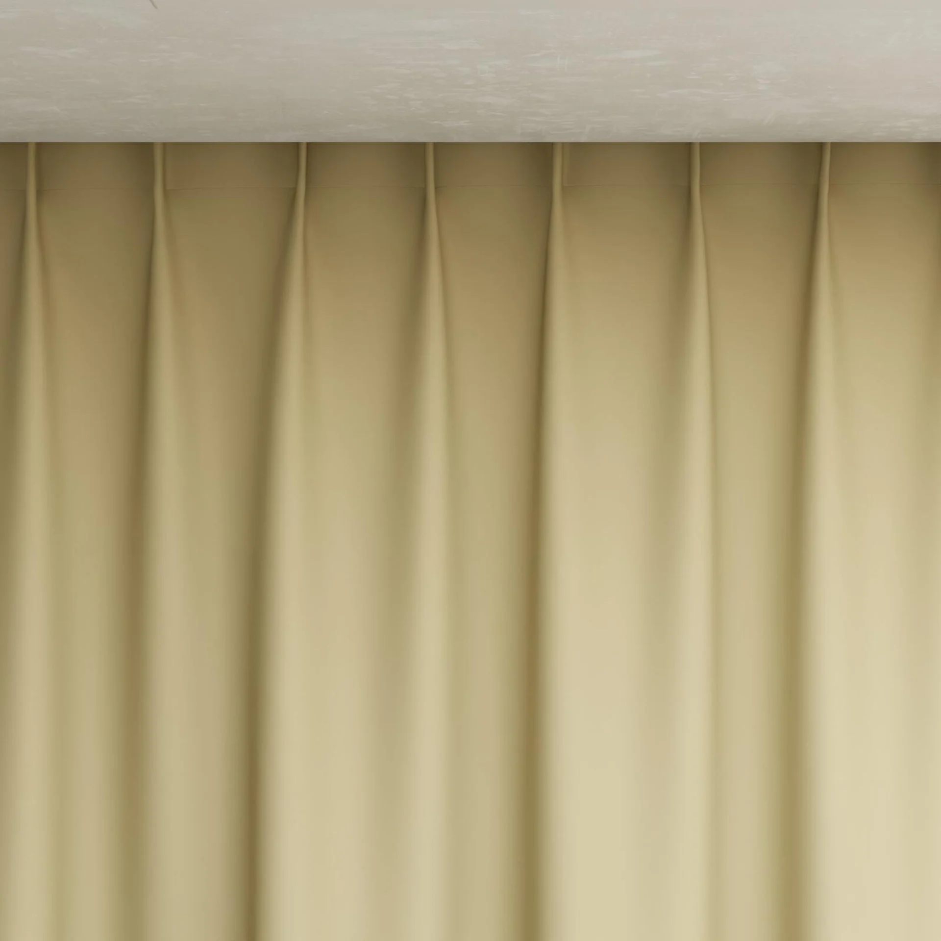 Top view of Blockbuster Beige, pinch pleat