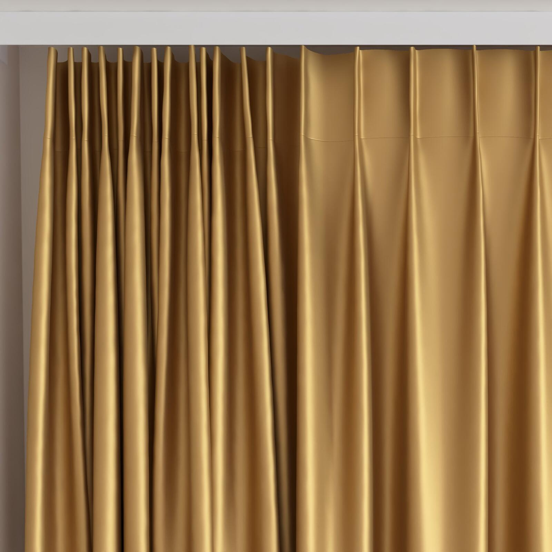 Top view of North Face Mimosa, on curtain rail