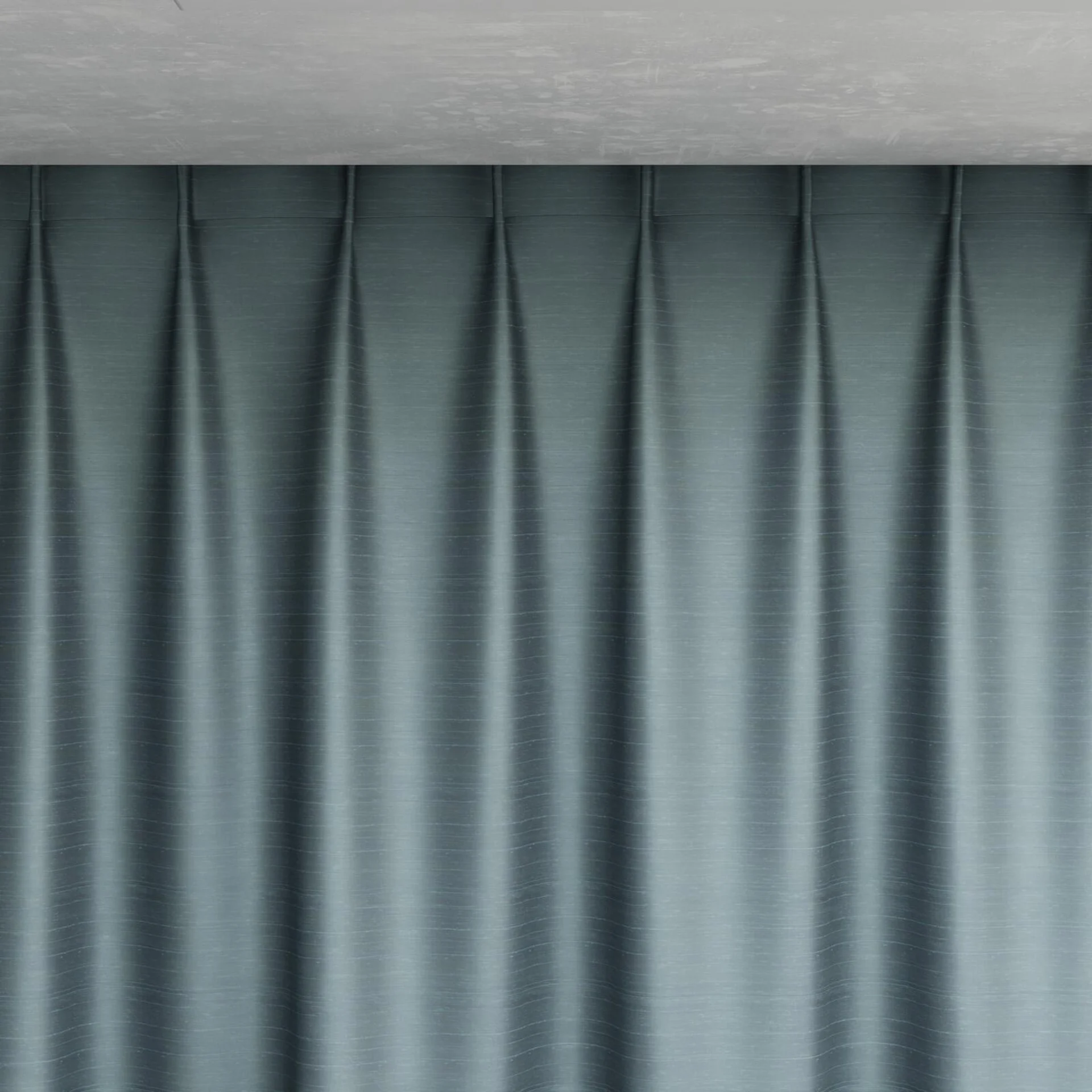 Top view of Silky Cloud, pinch pleat