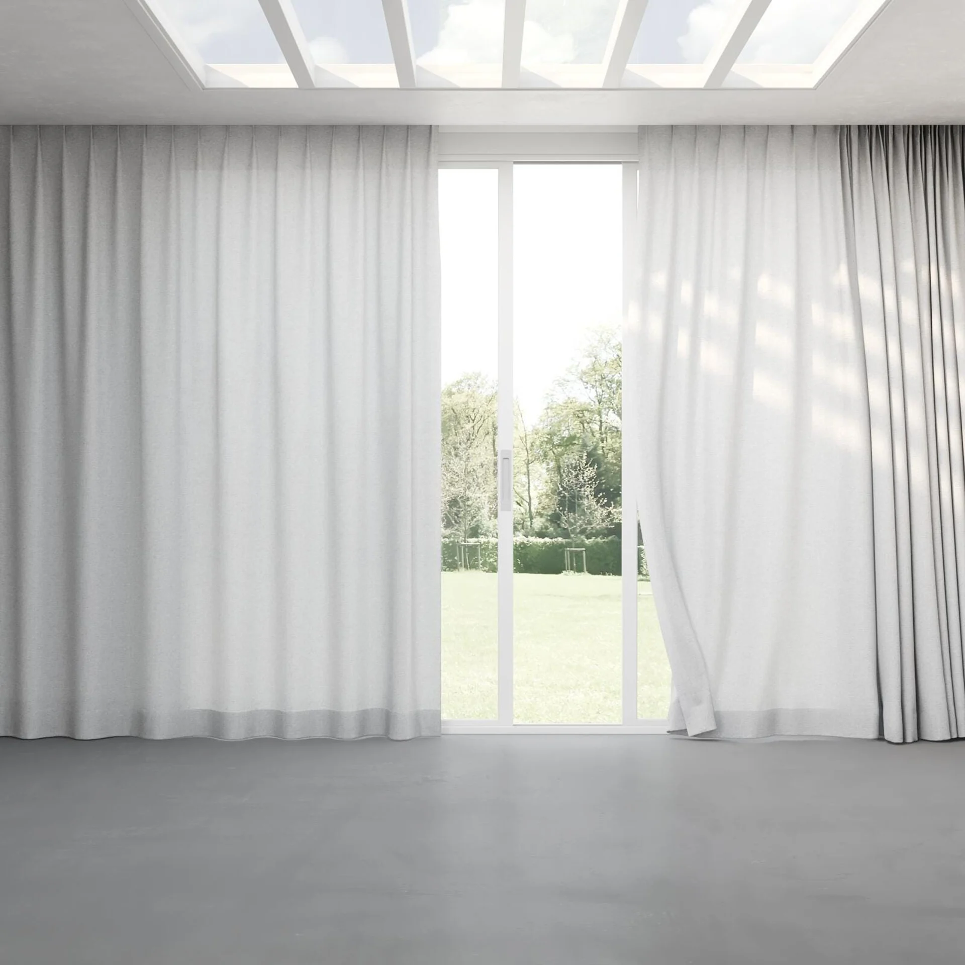 Full view of Envoy 2 Winter 320cm, pinch pleat