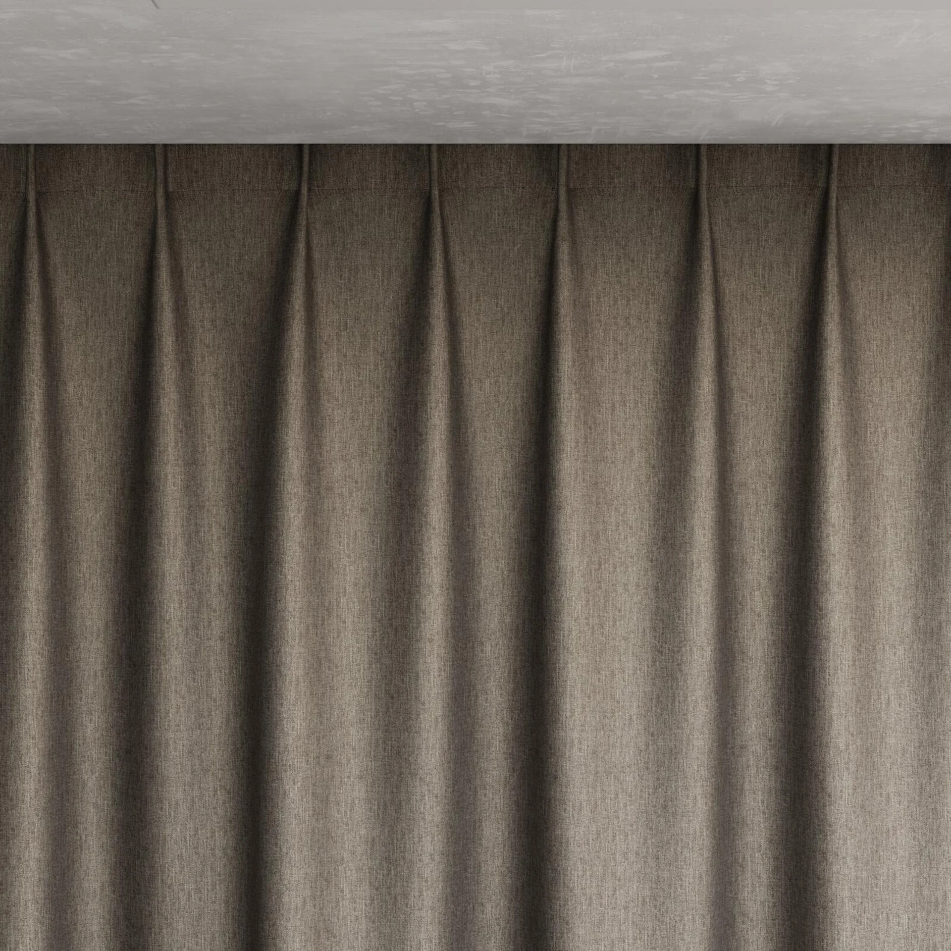 Top view of Matrix Chinchilla, pinch pleat