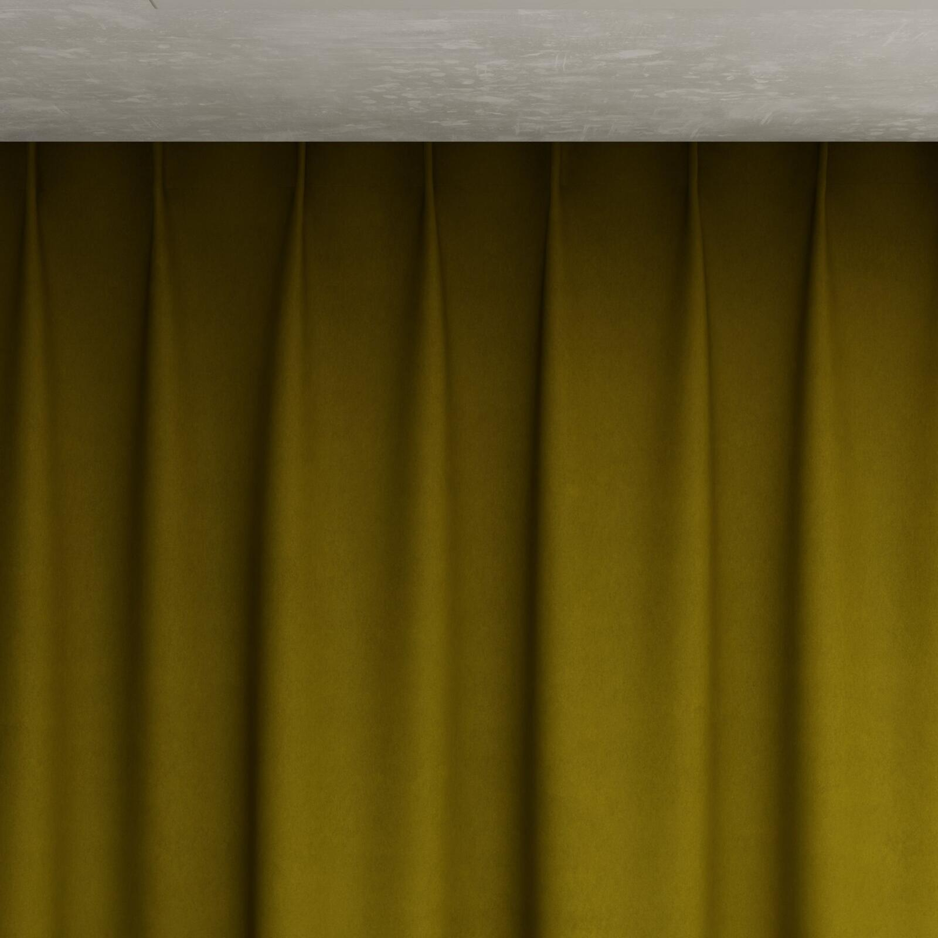 Top view of Lech Olive, pinch pleat