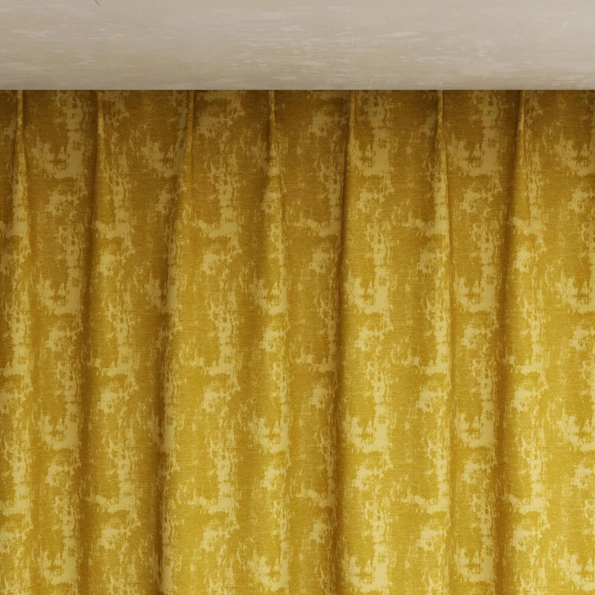 Top view of Innovation Gold, pinch pleat