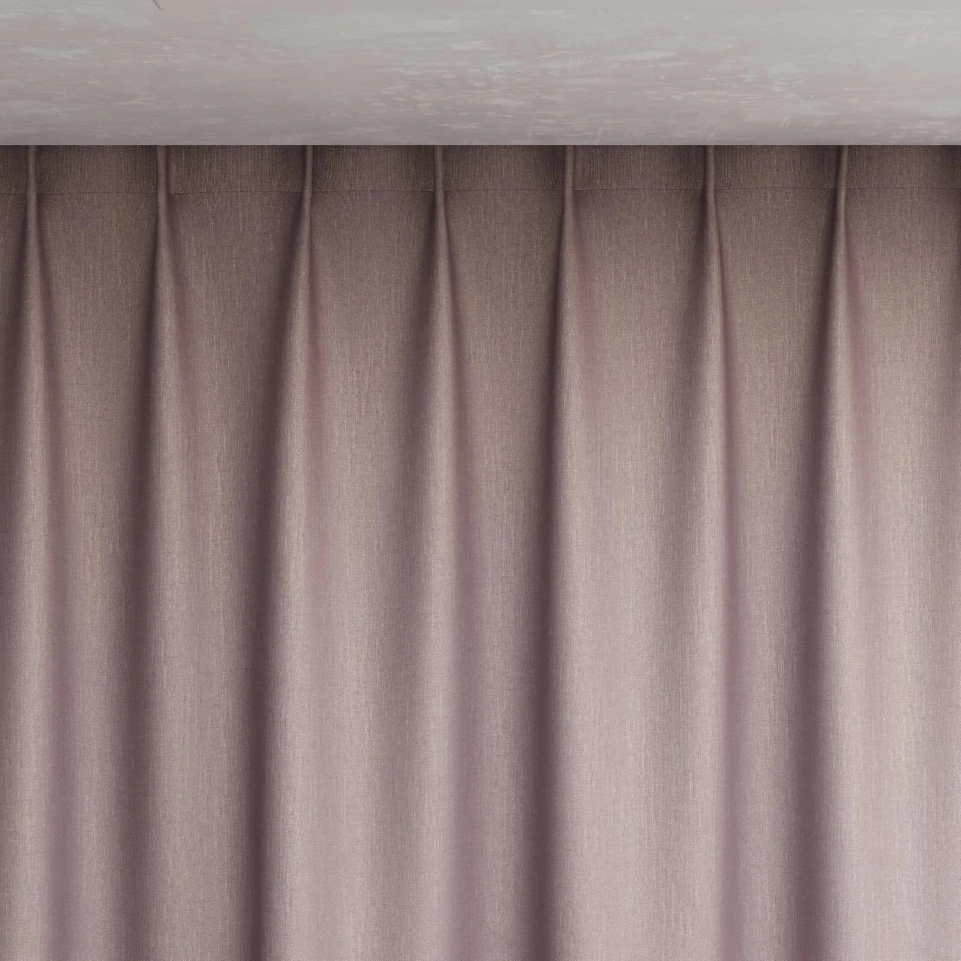 Top view of Bavaria Blossom, pinch pleat