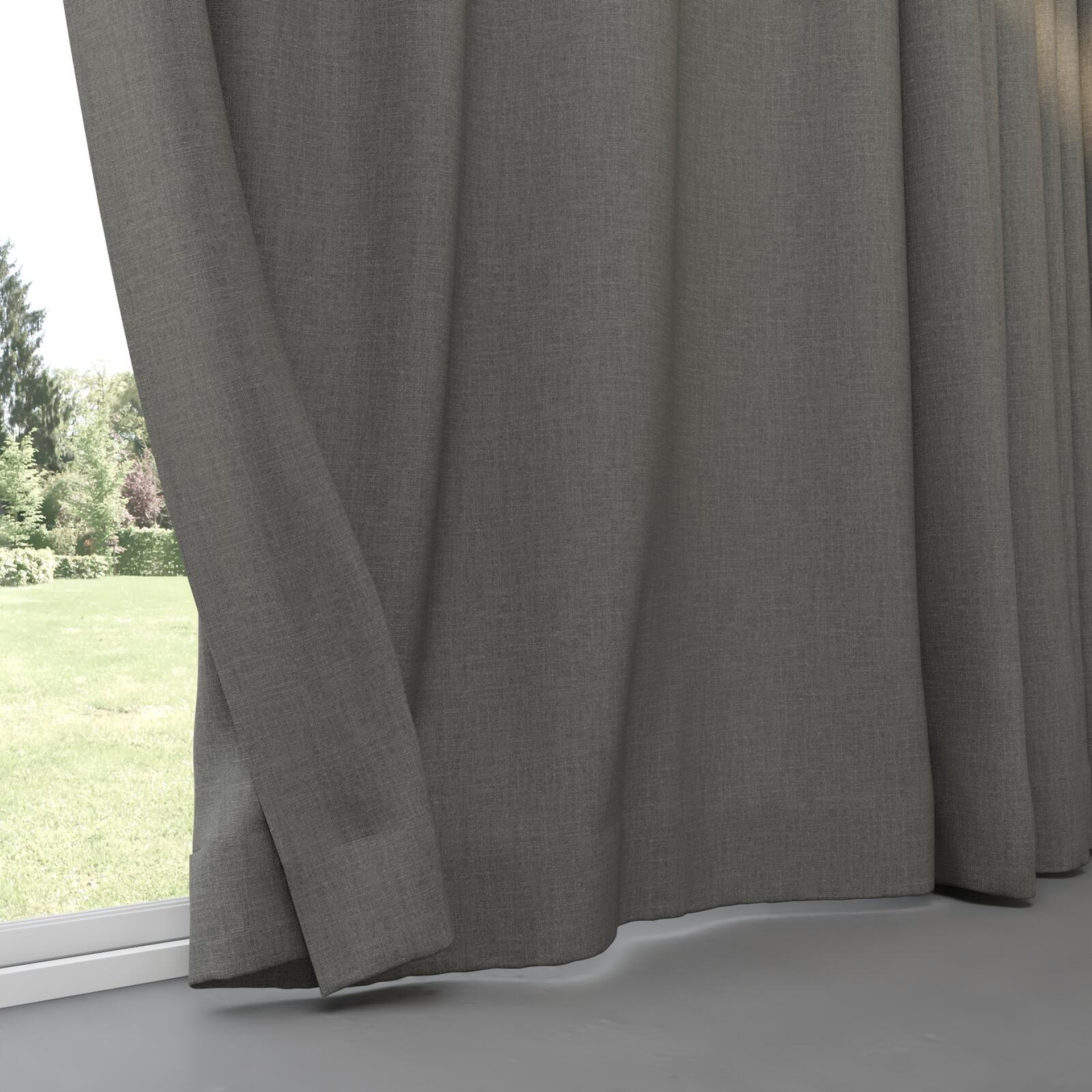 Bottom view of Mauritius Pewter, pinch pleat