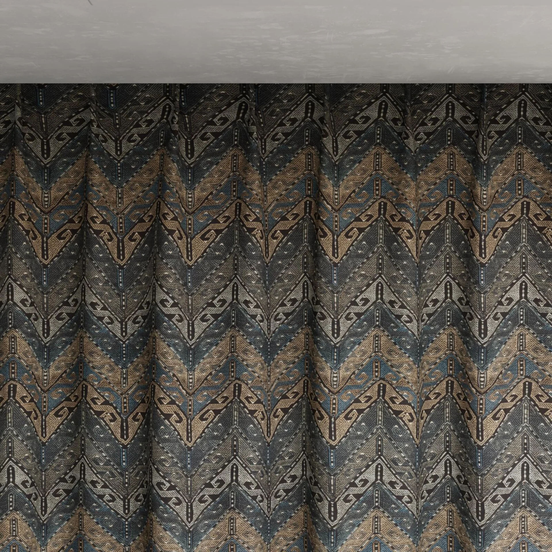 Top view of Lanteira Moonstone, pinch pleat