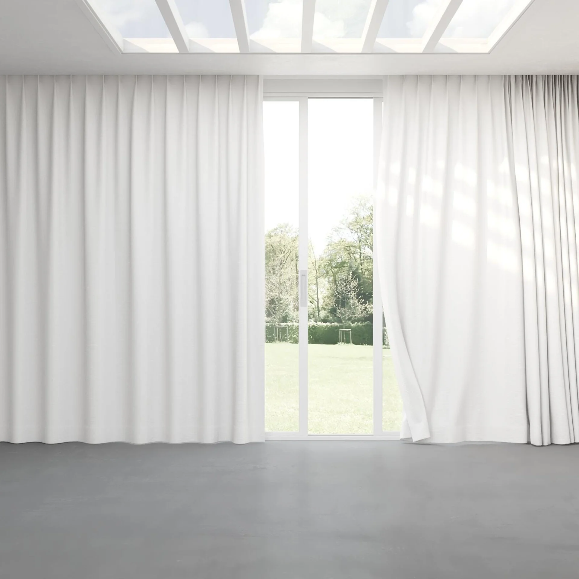 Full view of Borneo Uncoated Salt, pinch pleat