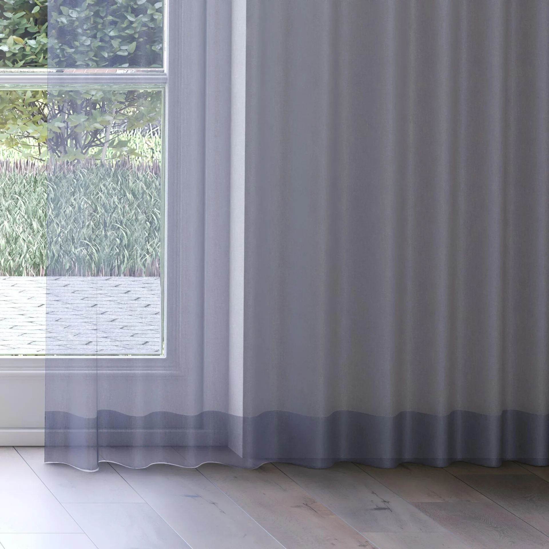 Bottom view of Sardinia Ocean, on curtain rail