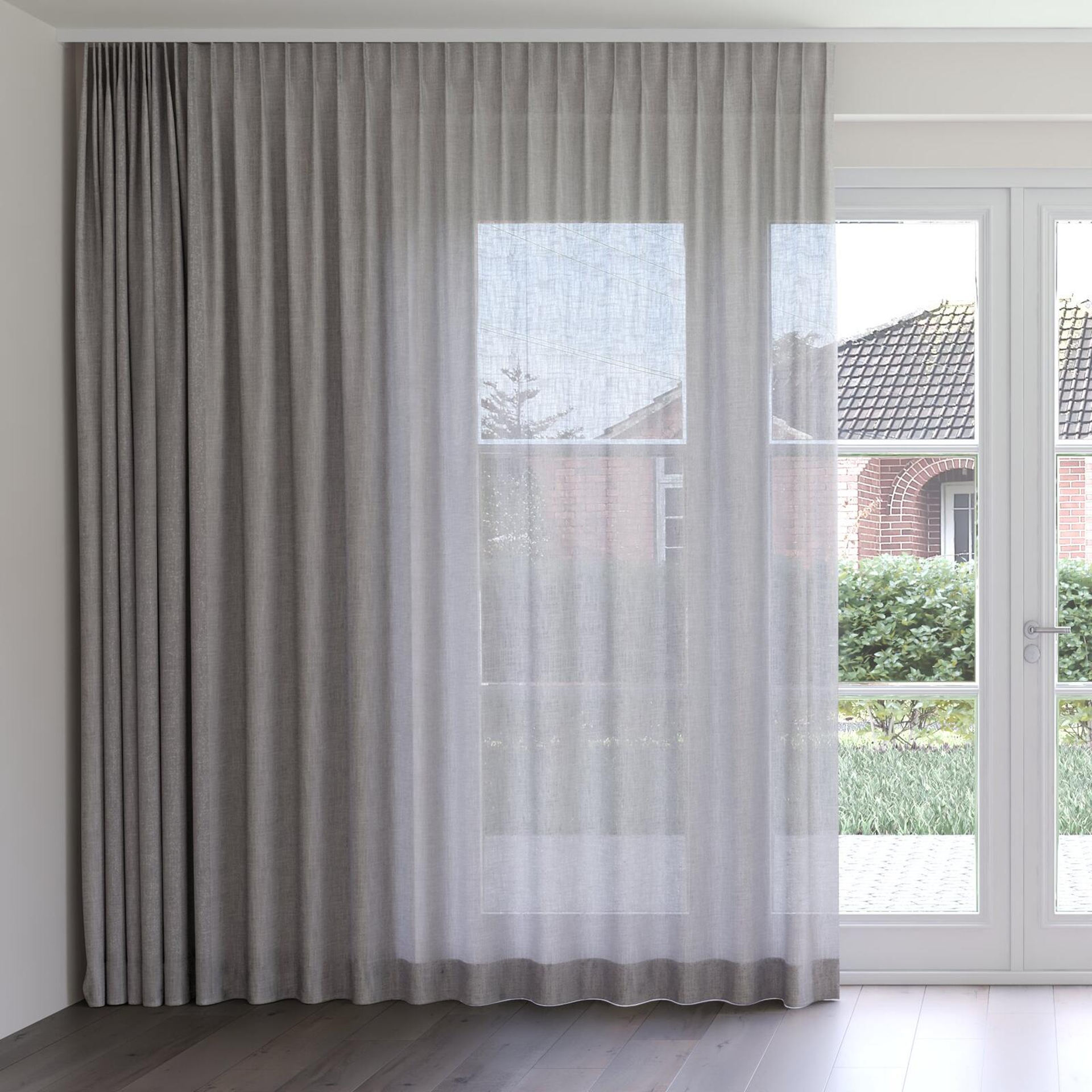 Front view of Motion Rabbit, on curtain rail