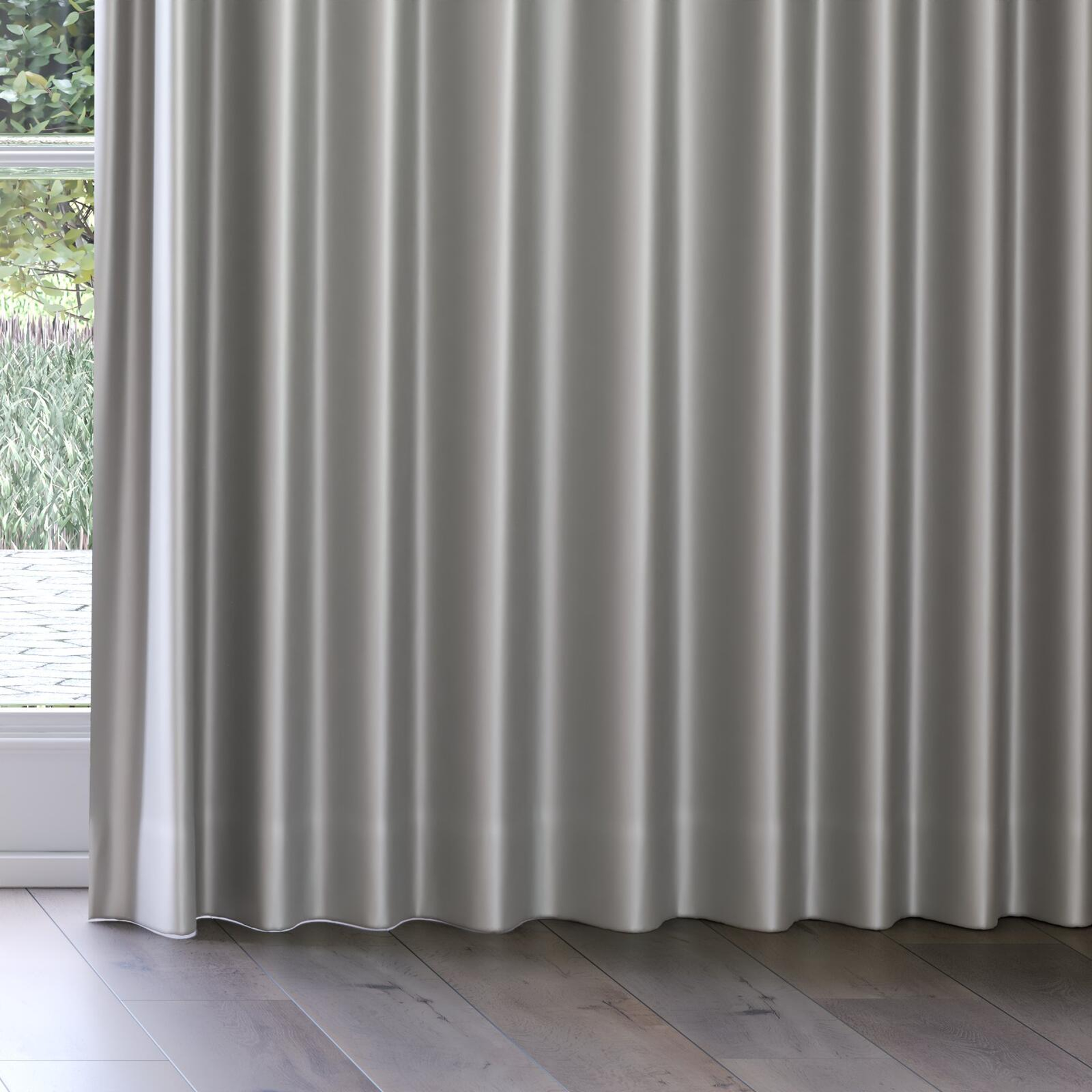 Bottom view of Moonbeam Limestone, on curtain rail