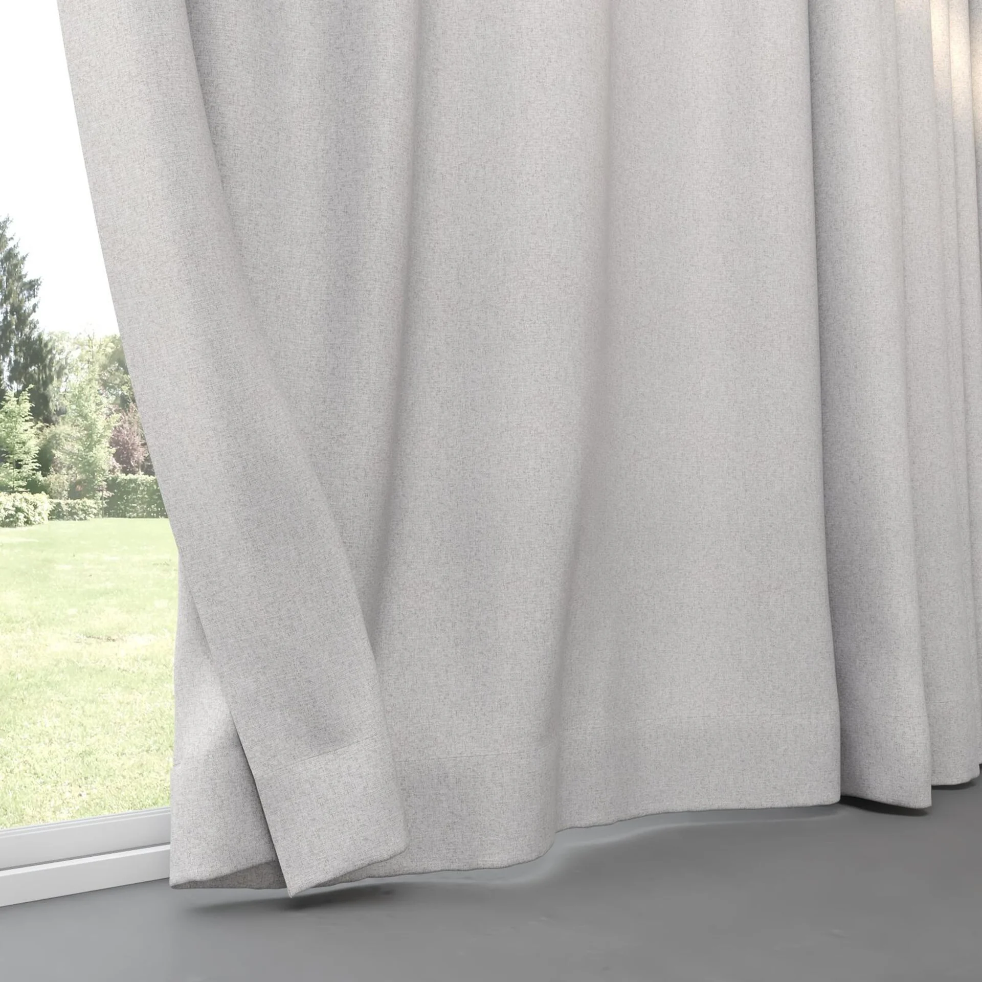 Bottom view of Liberate Stone, pinch pleat