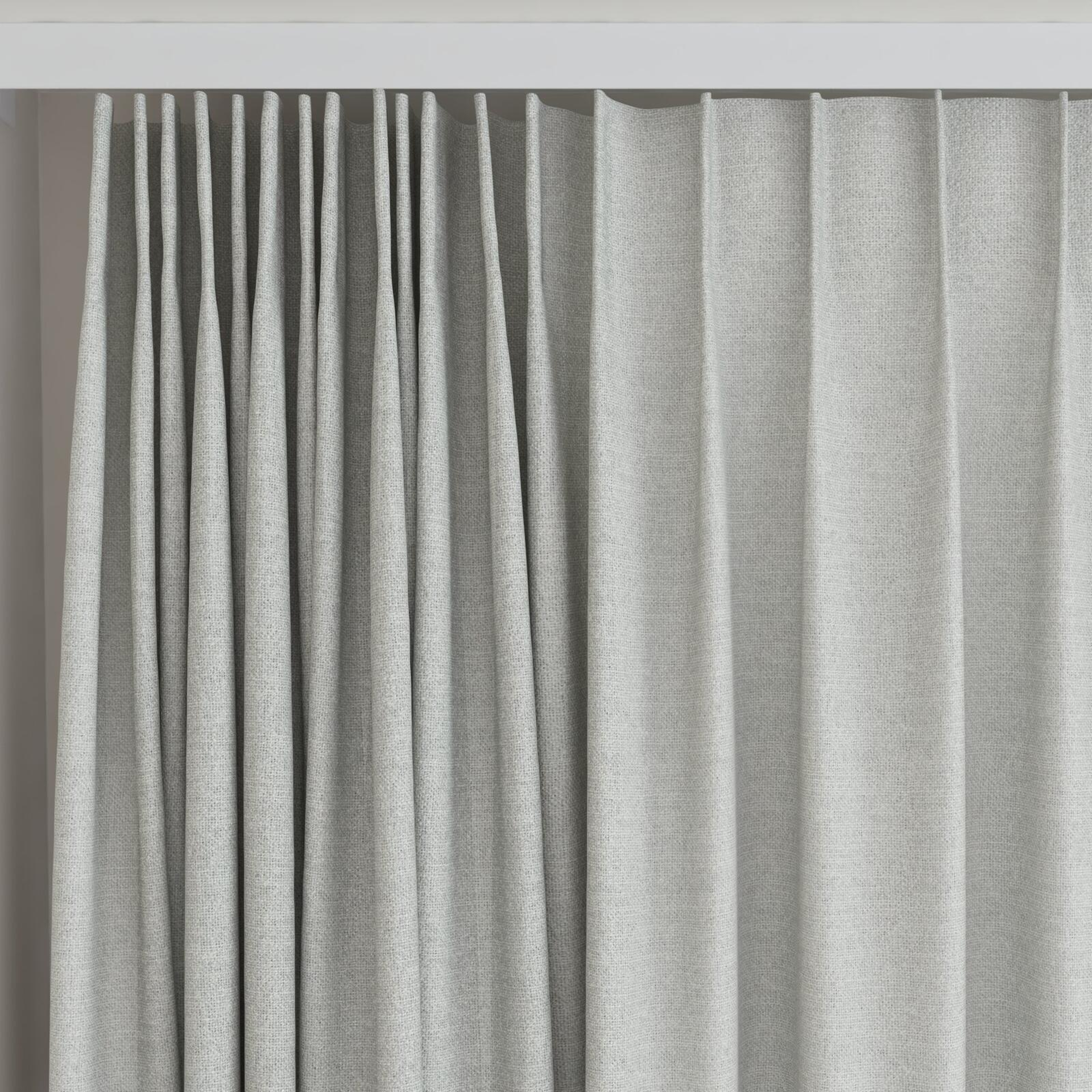 Top view of Revel Nile, on curtain rail