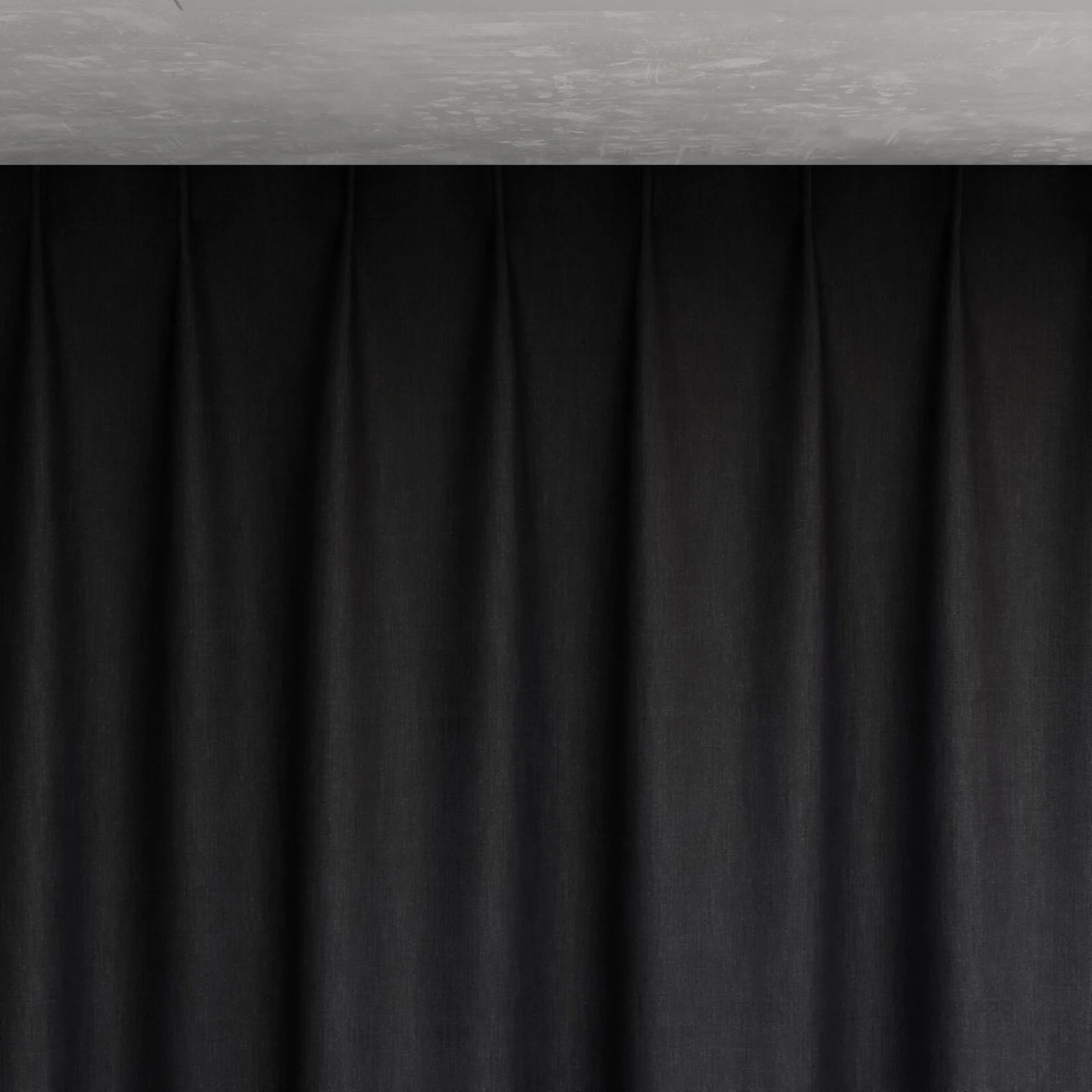 Top view of Kidglove Onyx, pinch pleat