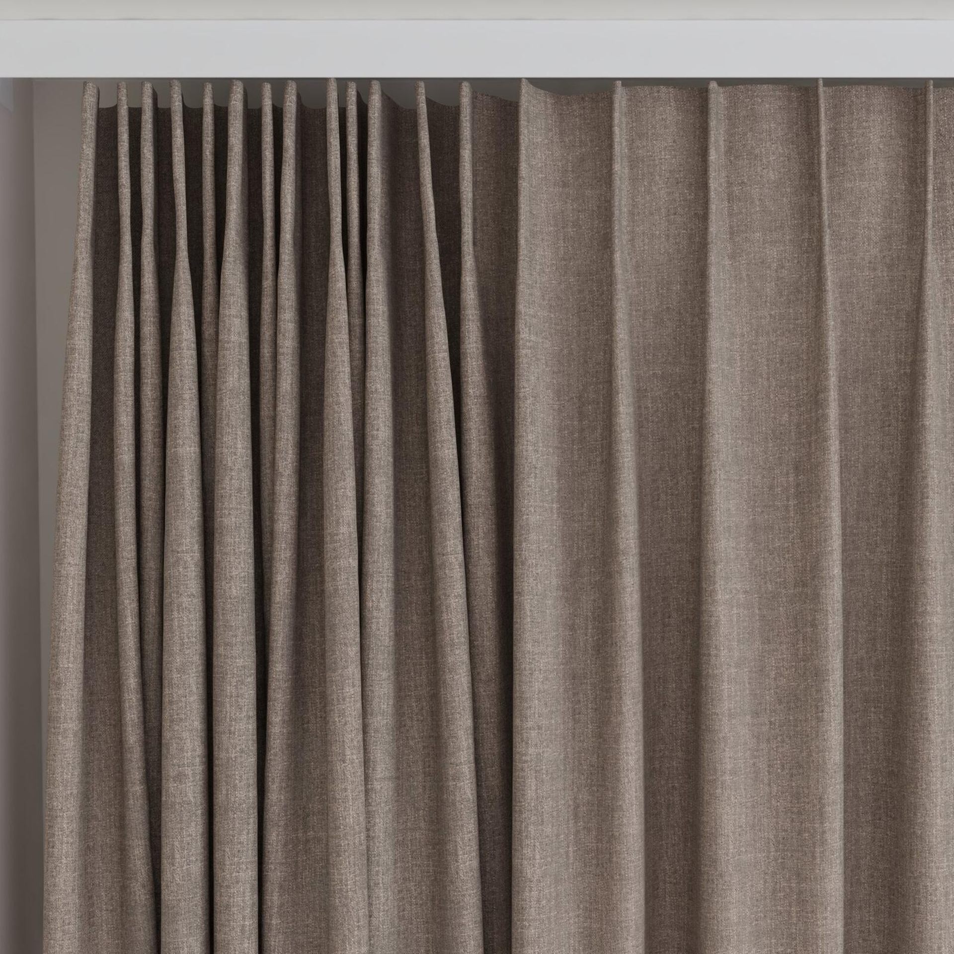 Top view of Motion Bison, on curtain rail