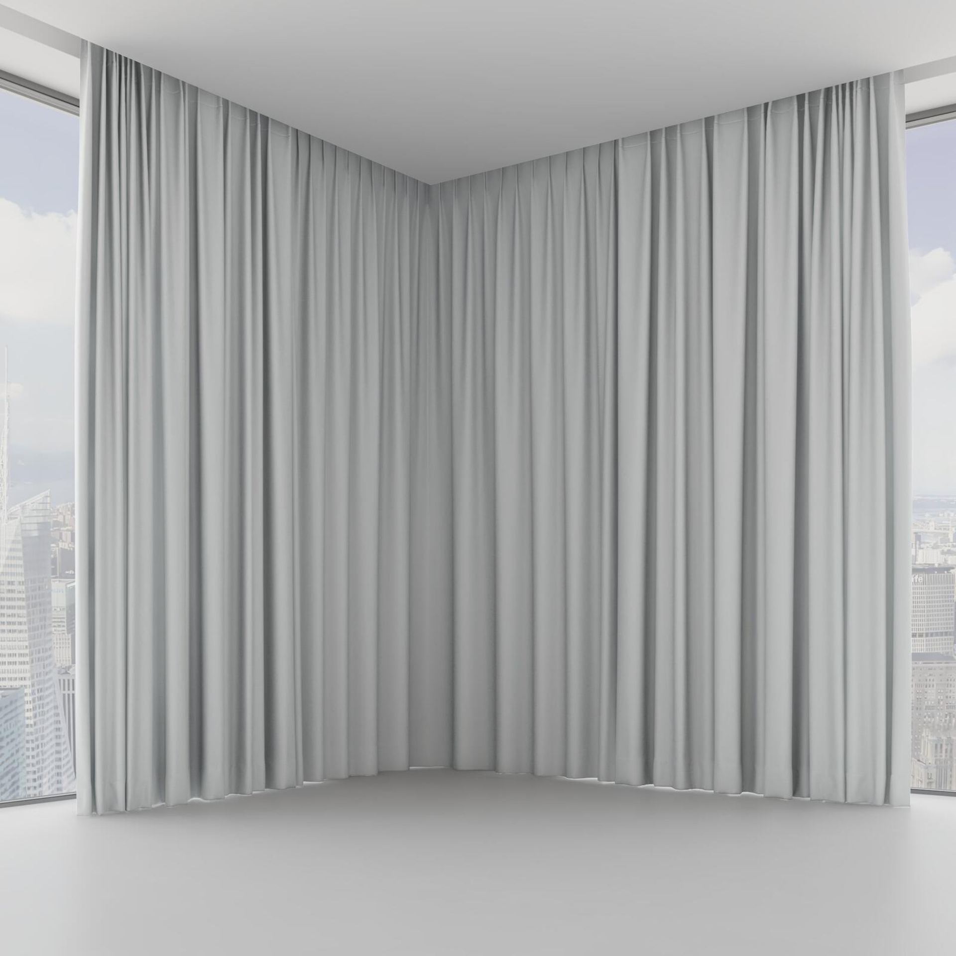 Front view of Woolskin Fog, on hidden rail