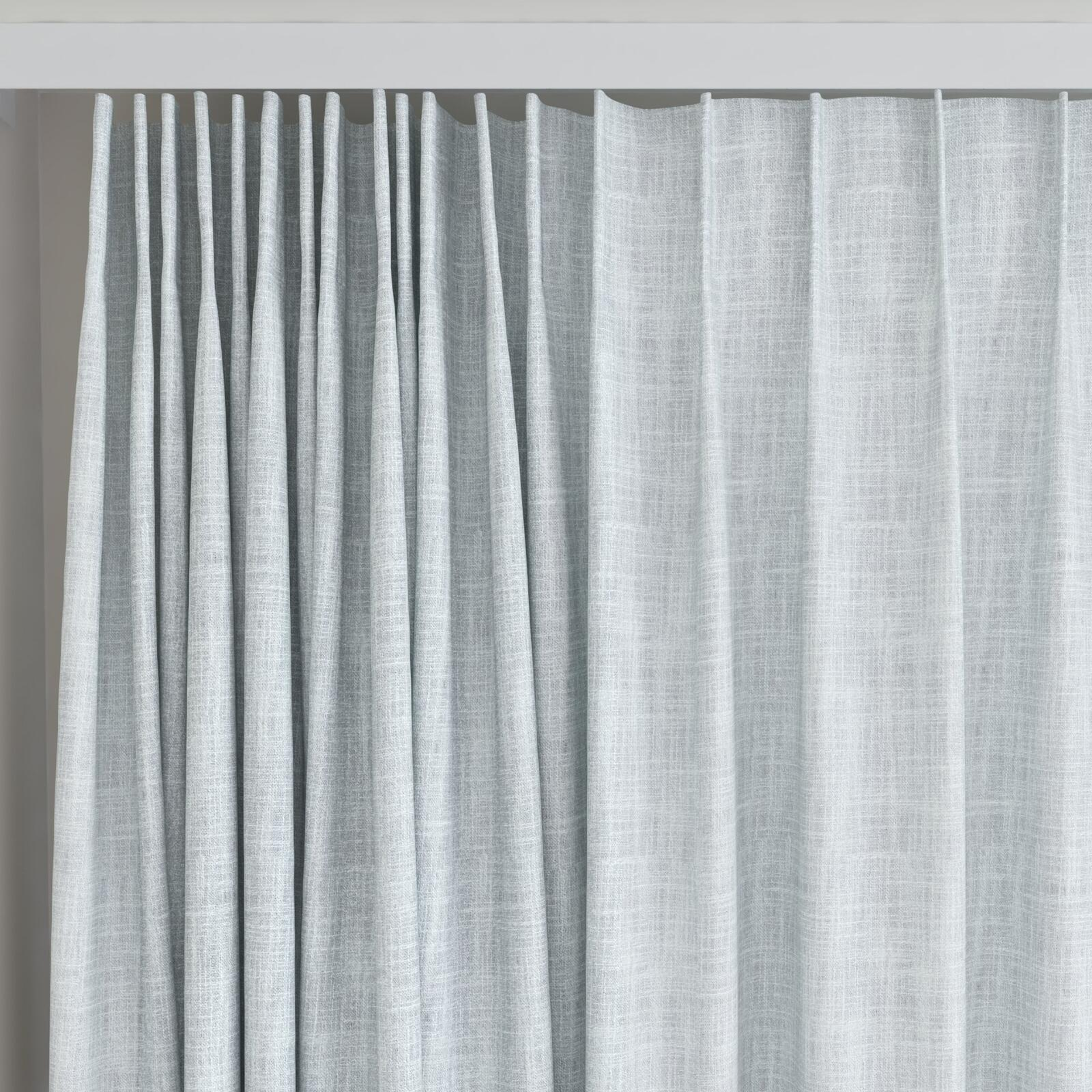 Top view of Motion Fog, on curtain rail