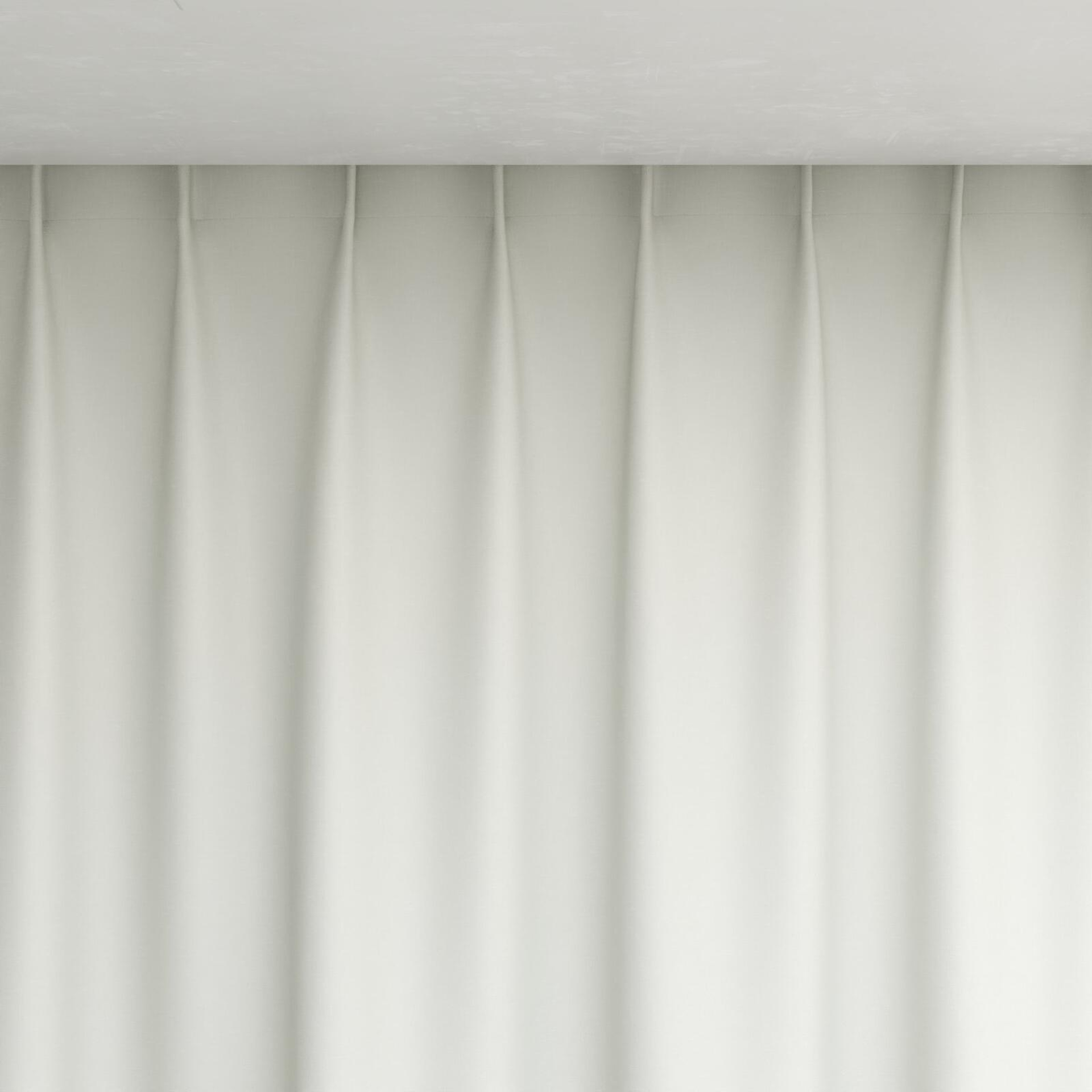 Top view of Naturama Pristine, pinch pleat