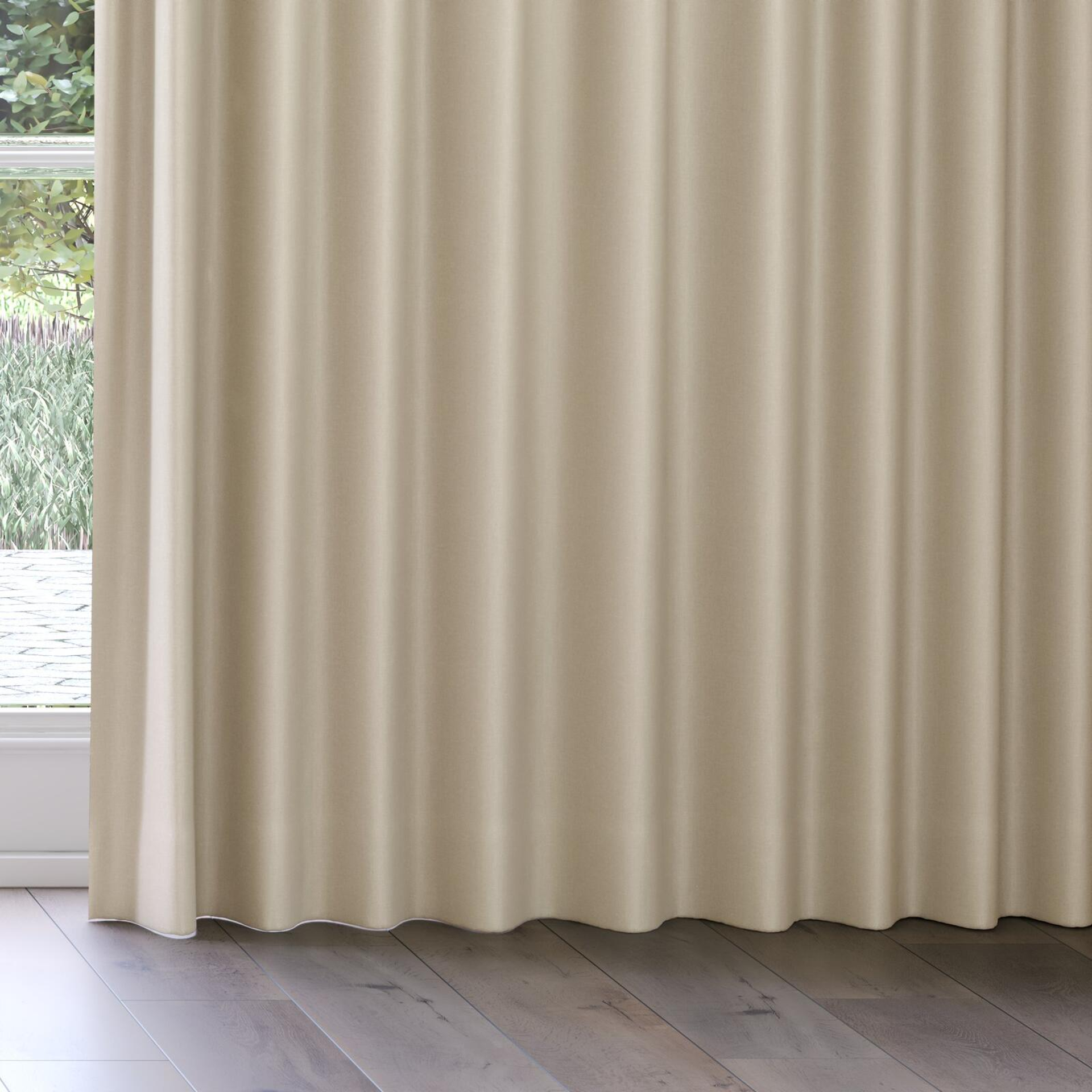 Bottom view of Kanvas Dune, on curtain rail