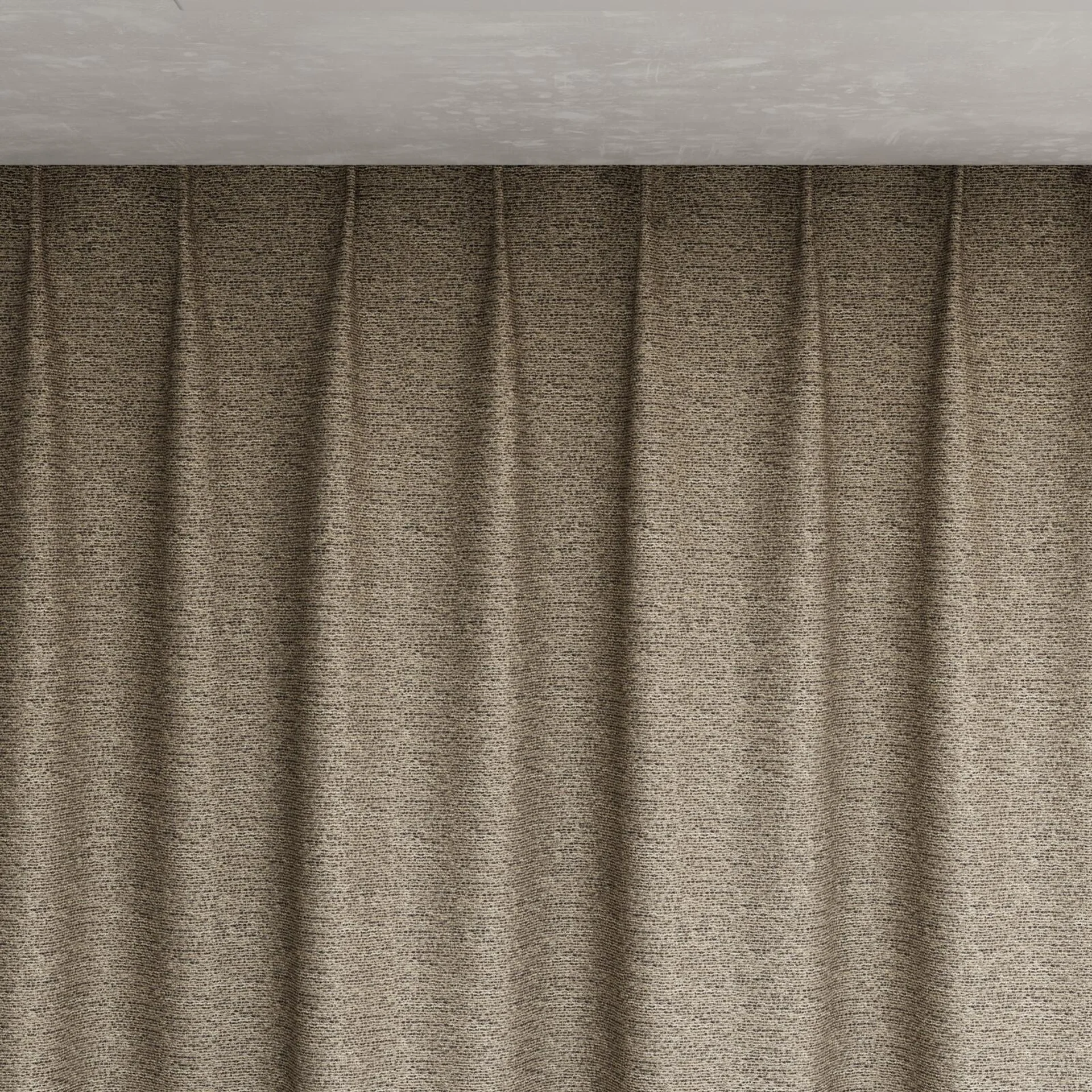Top view of Ecliptic Oyster, pinch pleat