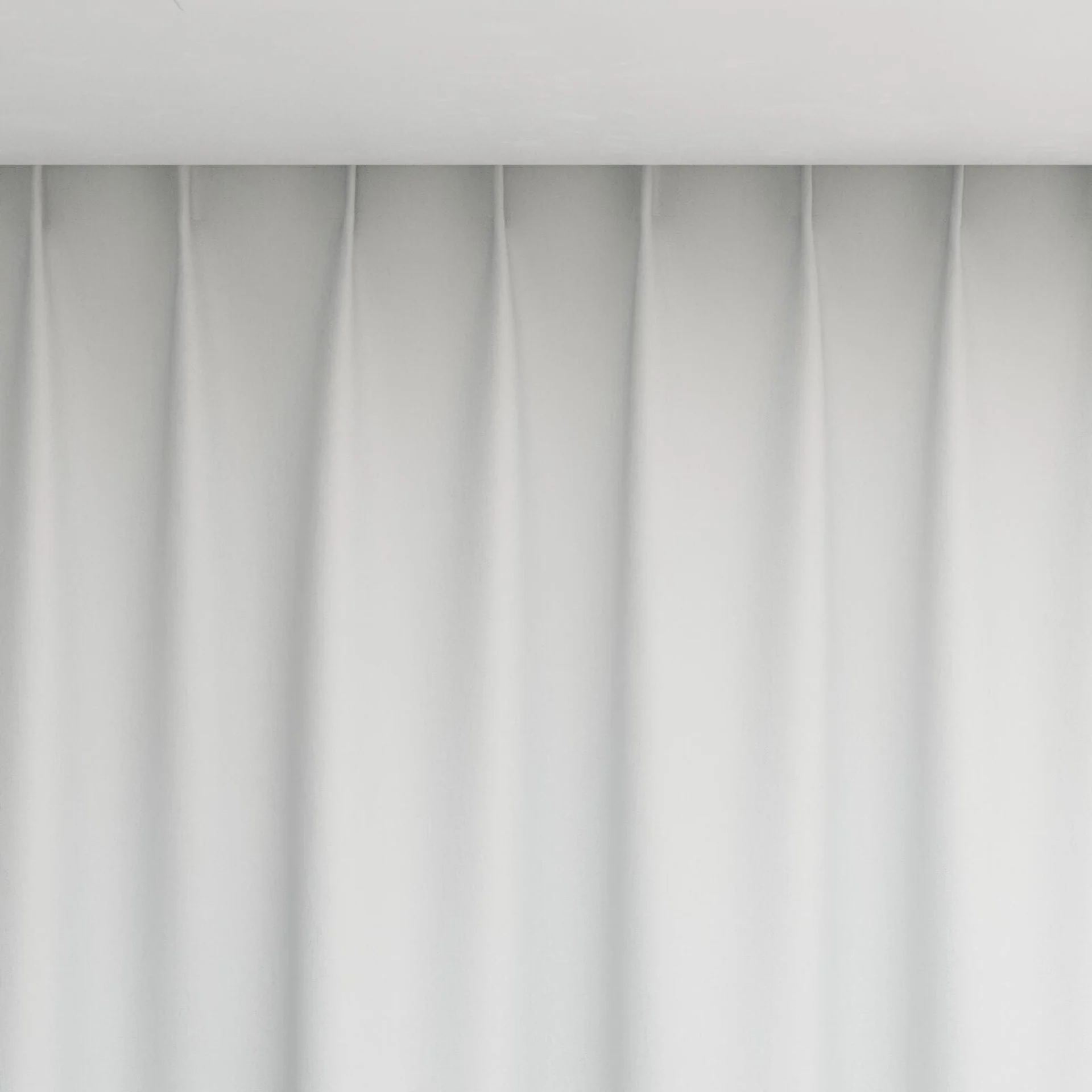 Top view of Retreat II Cotton, pinch pleat
