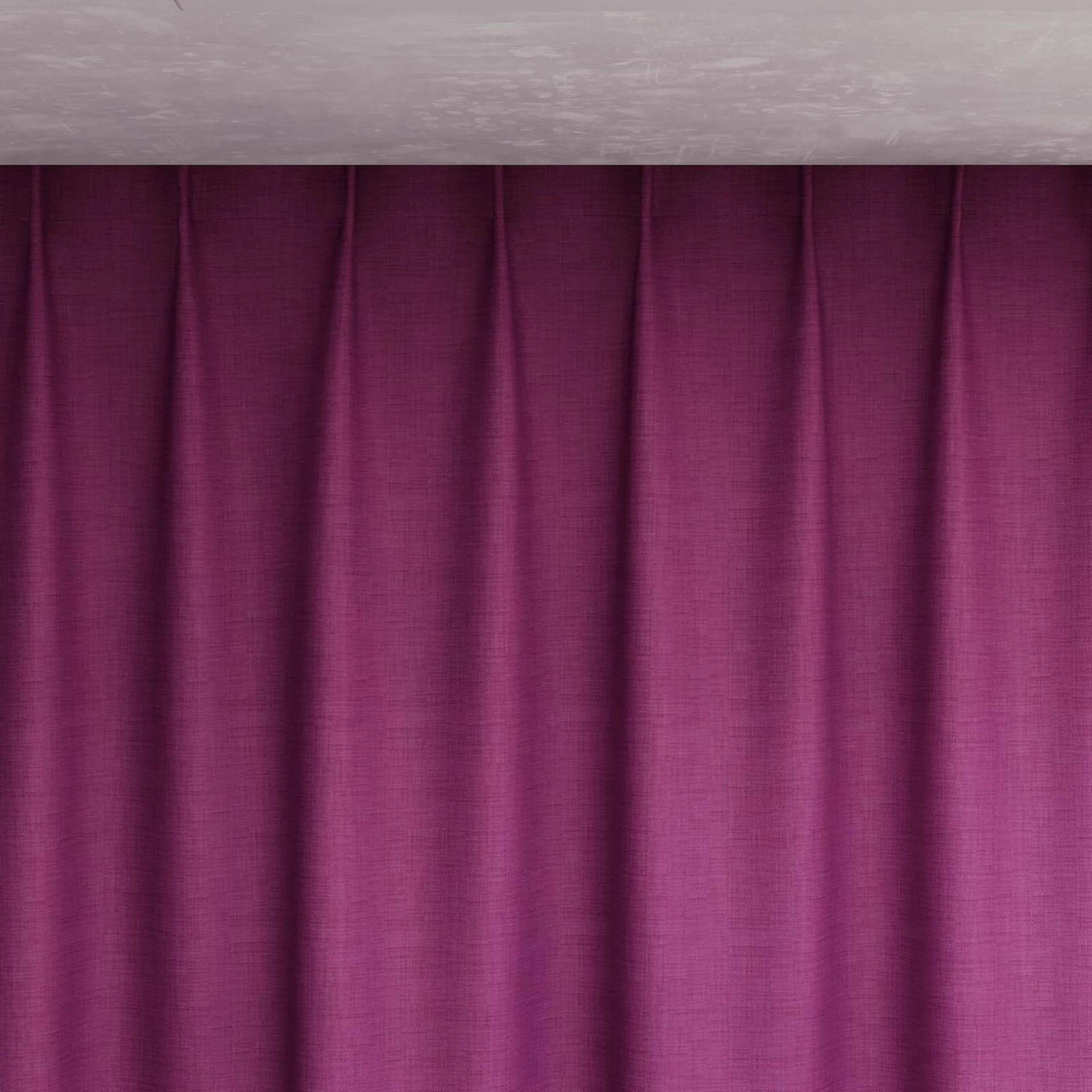 Top view of Loci Dim Out Fuchsia, pinch pleat