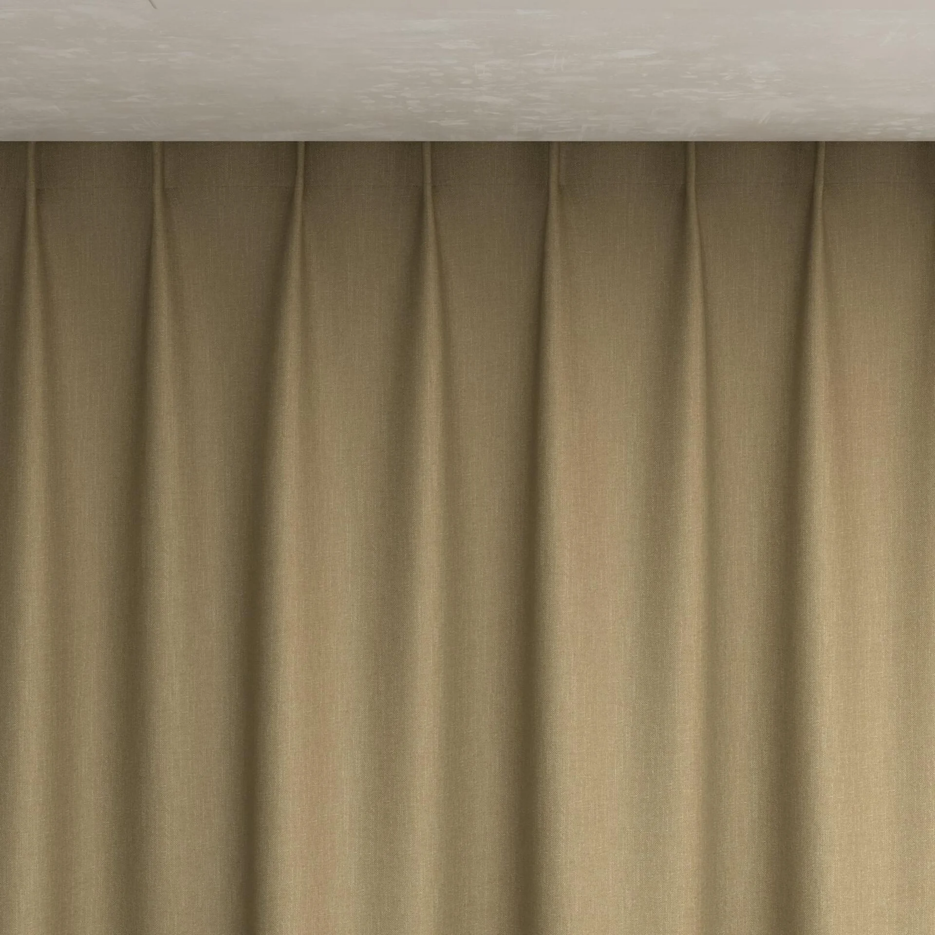 Top view of Excel Nugget, pinch pleat