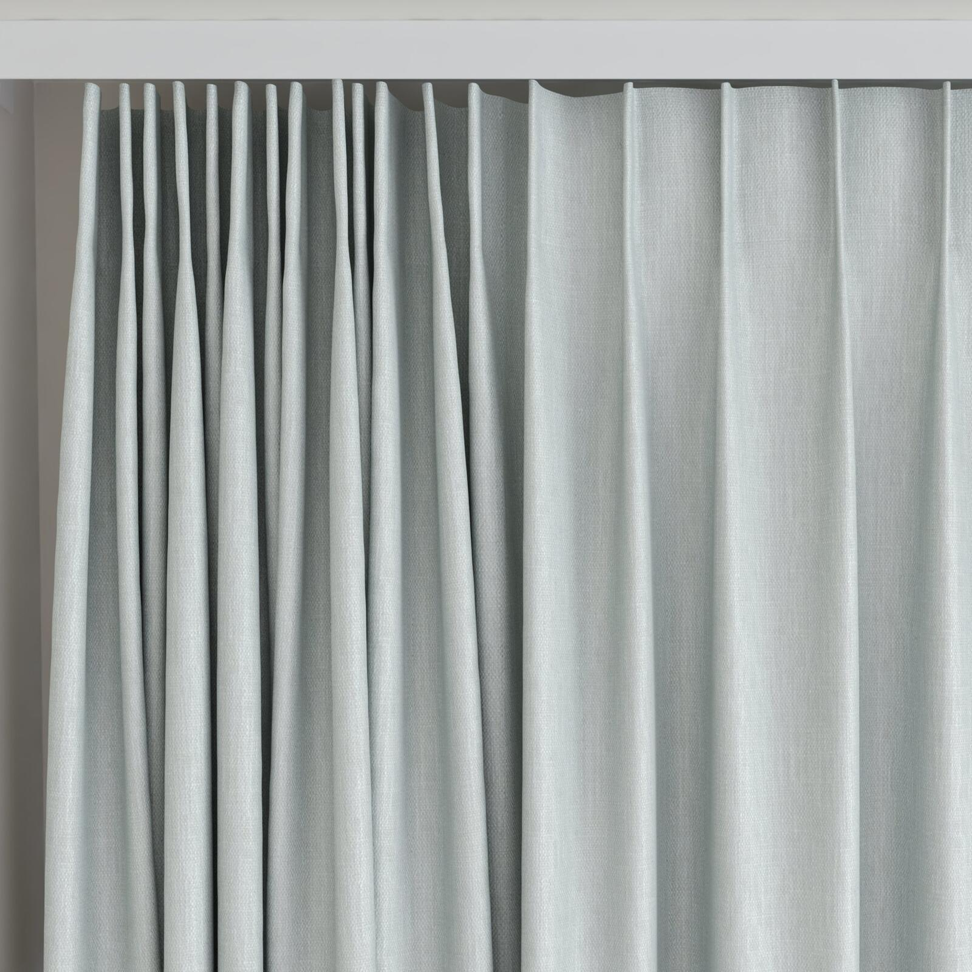 Top view of Cordoba Mineral, on curtain rail