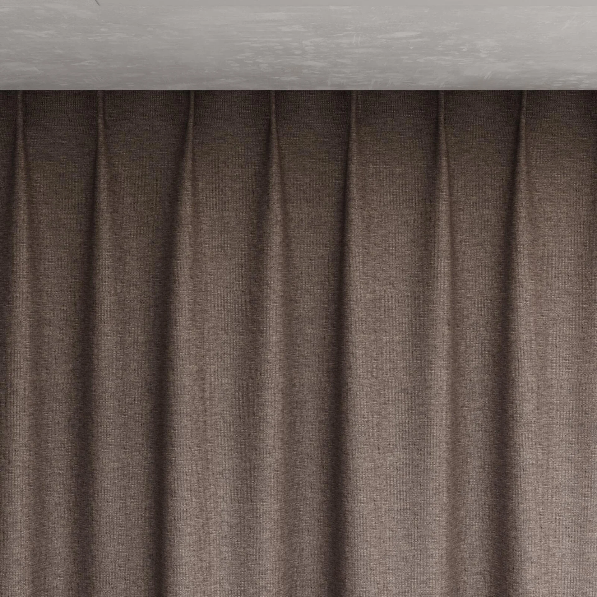 Top view of Goa Charcoal, pinch pleat