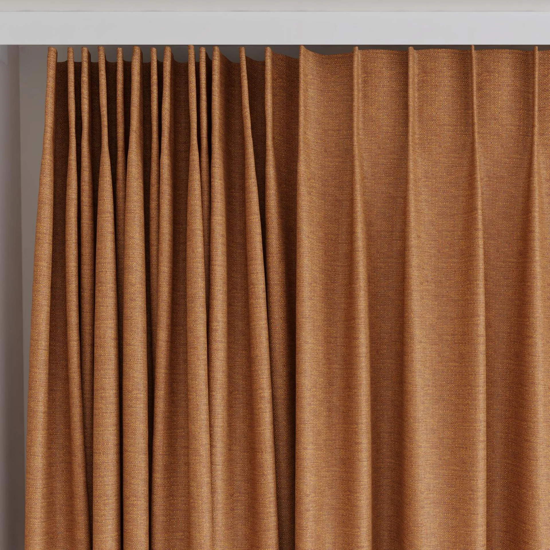 Top view of Bravo Canyon, on curtain rail