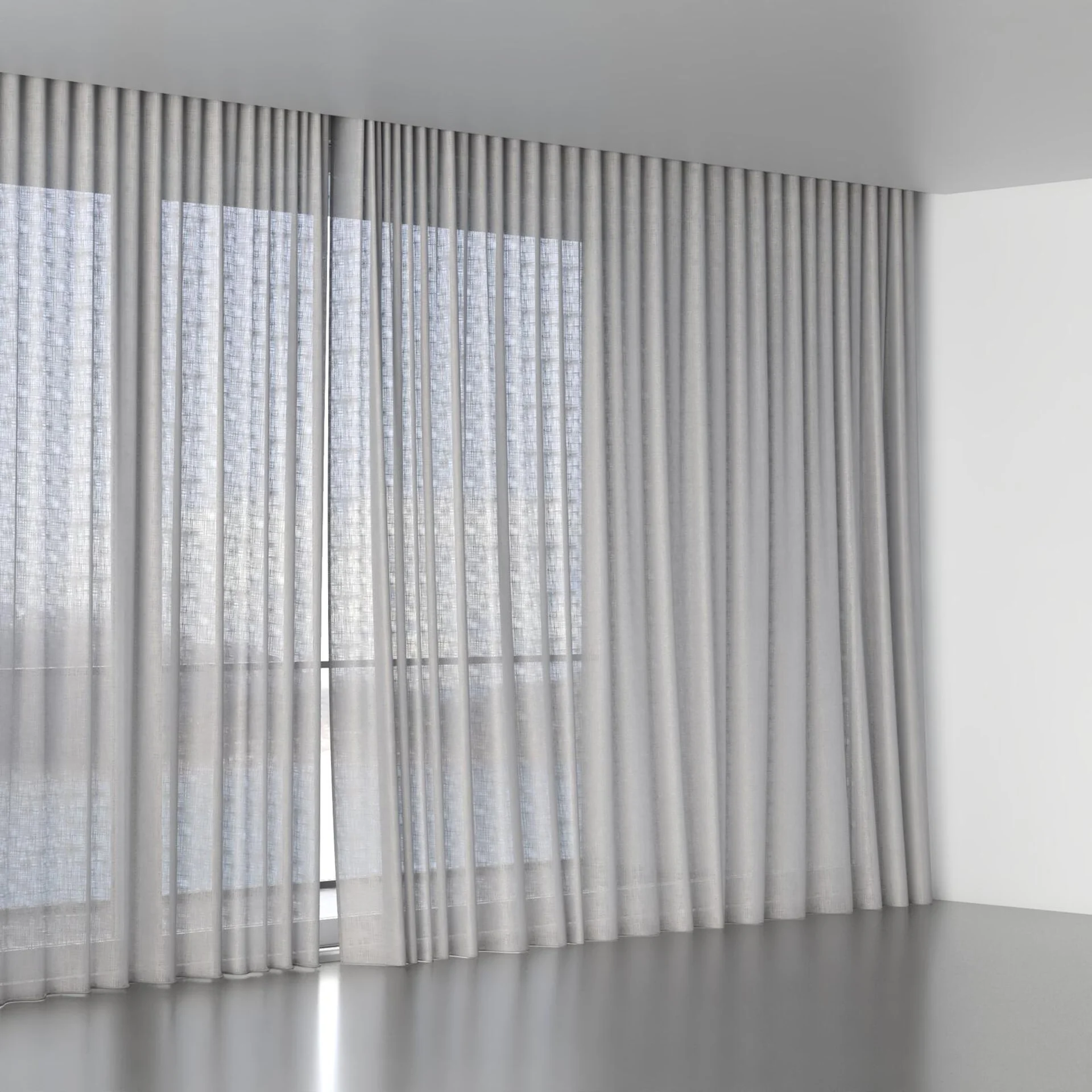 Full view of Charanga Dove, wave pleat
