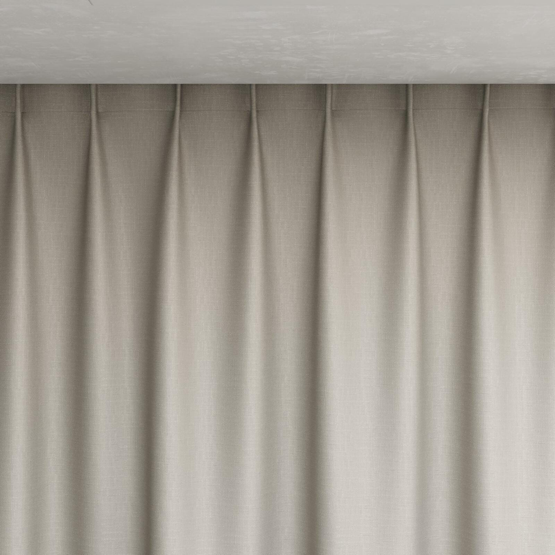Top view of Soho Stone, pinch pleat