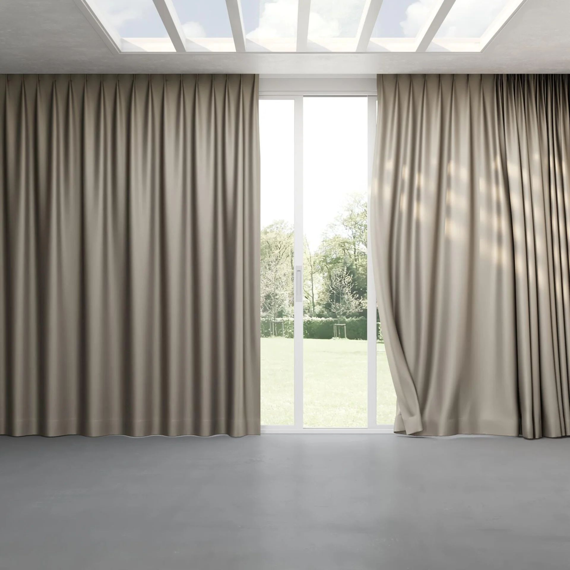 Full view of Stallion 2 UC Fossil, pinch pleat