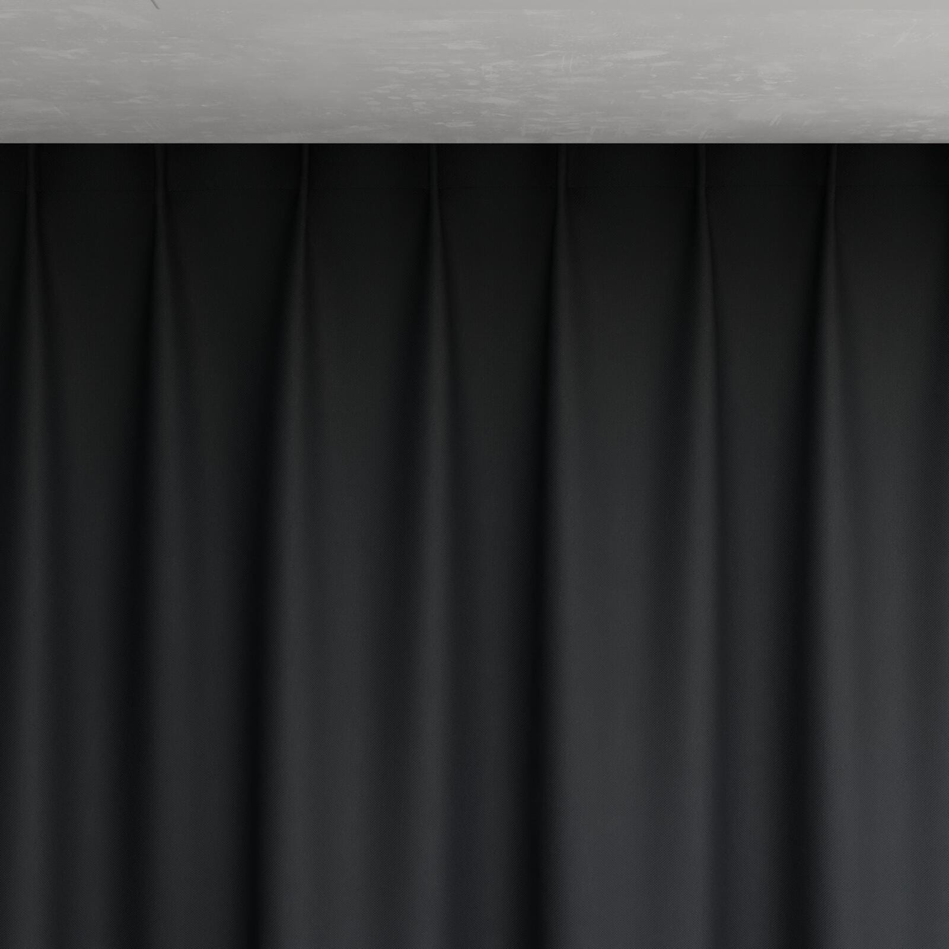 Top view of Dream Weaver 300 Steel, pinch pleat
