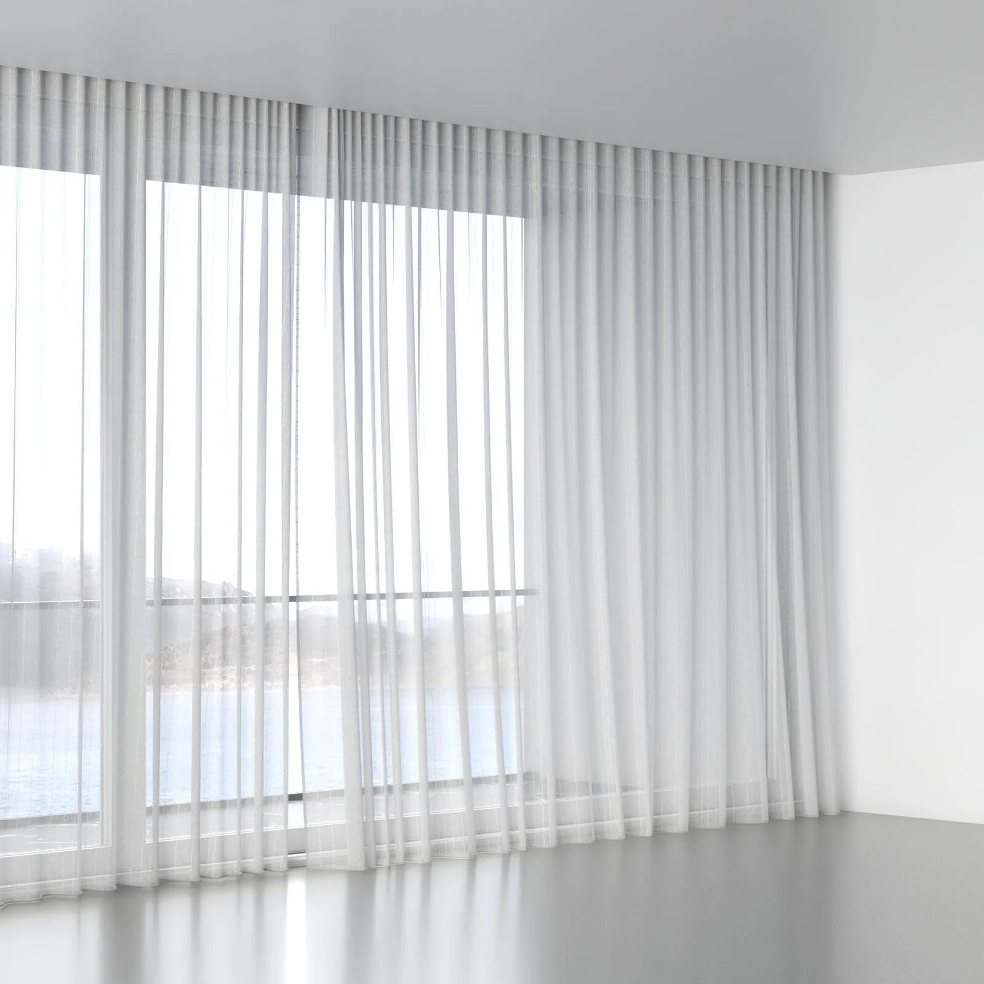 Full view of Mira Dew, wave pleat