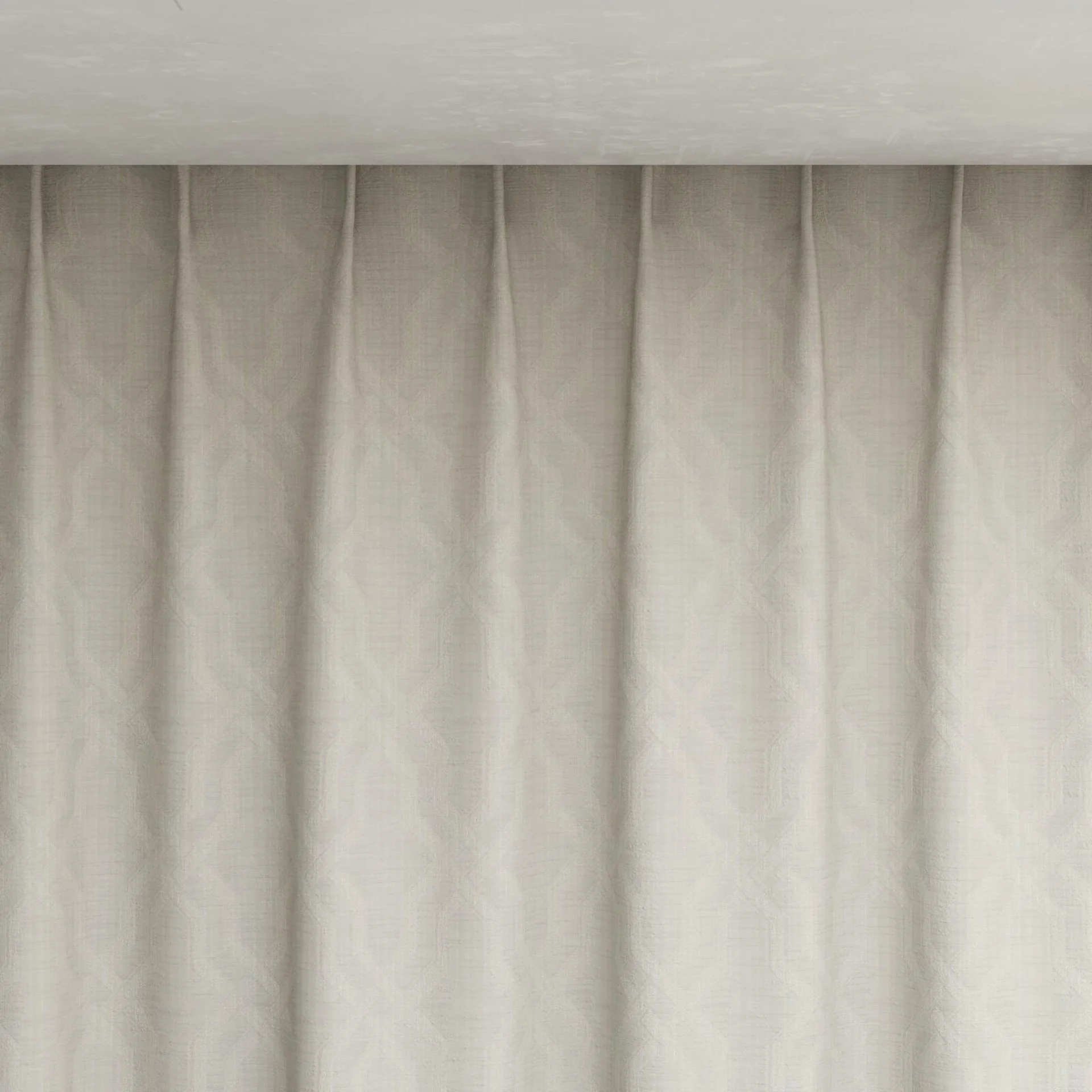 Top view of Modus Mist, pinch pleat