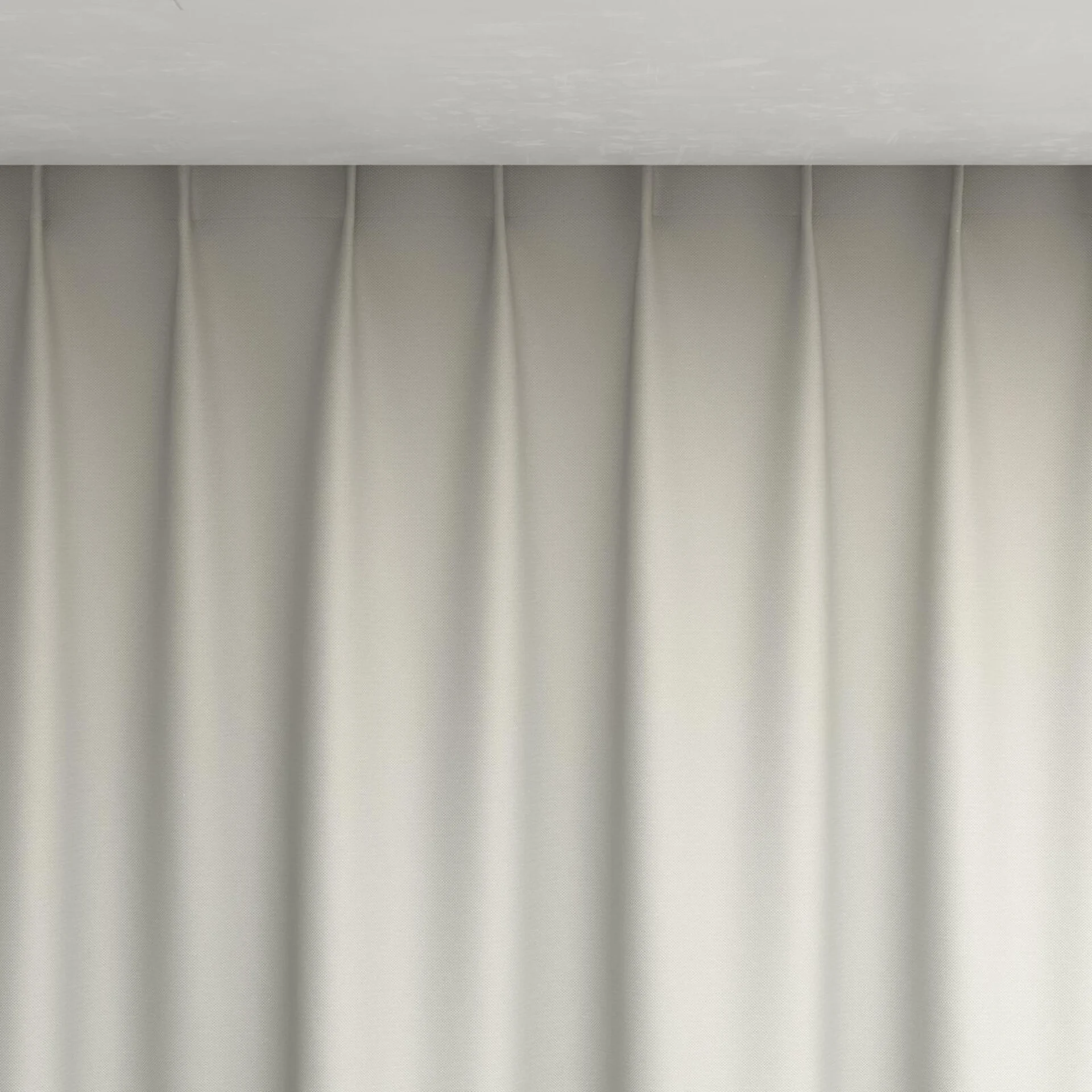 Top view of Duede Marble, pinch pleat