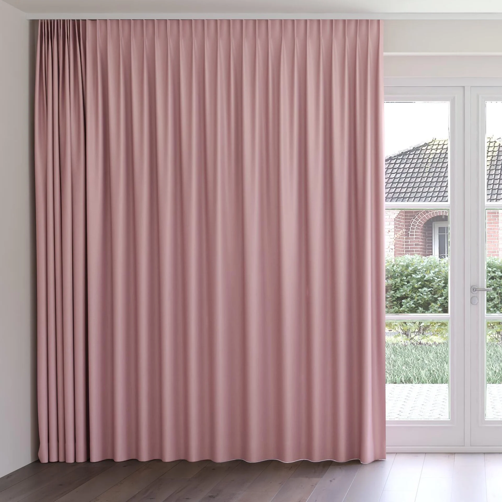 Front view of Re-Vive Blossom, on curtain rail
