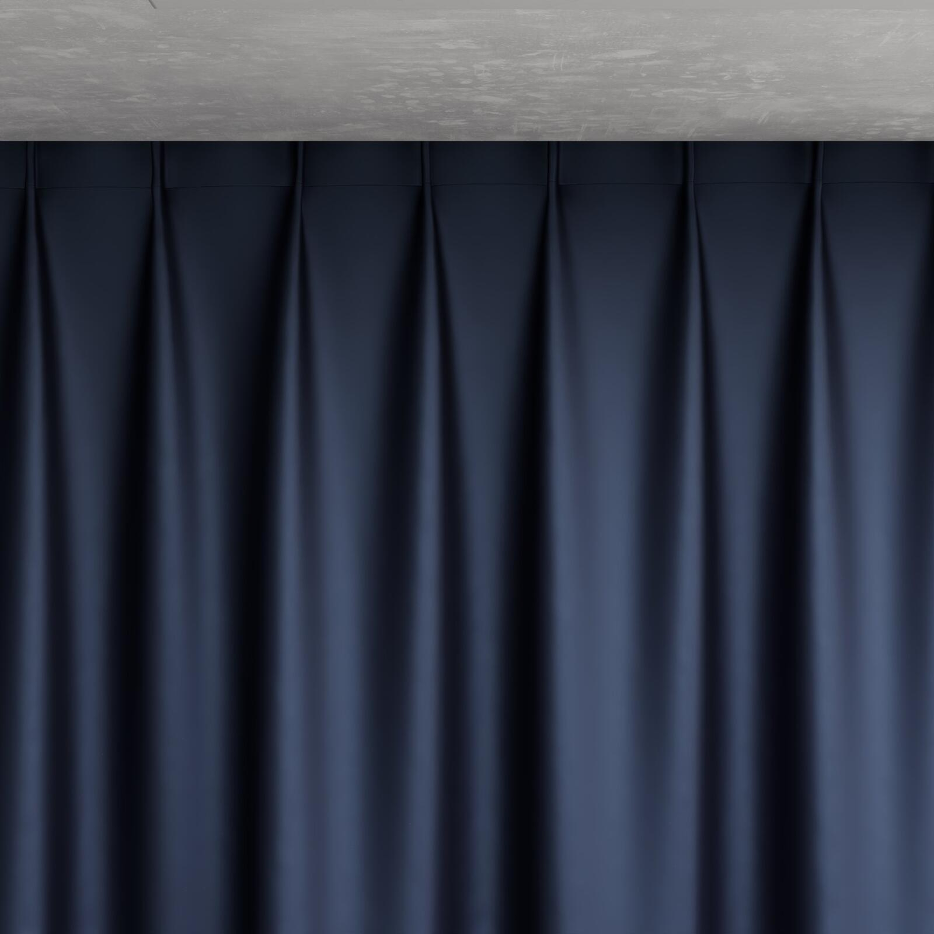 Top view of Moonbeam Stellar, pinch pleat