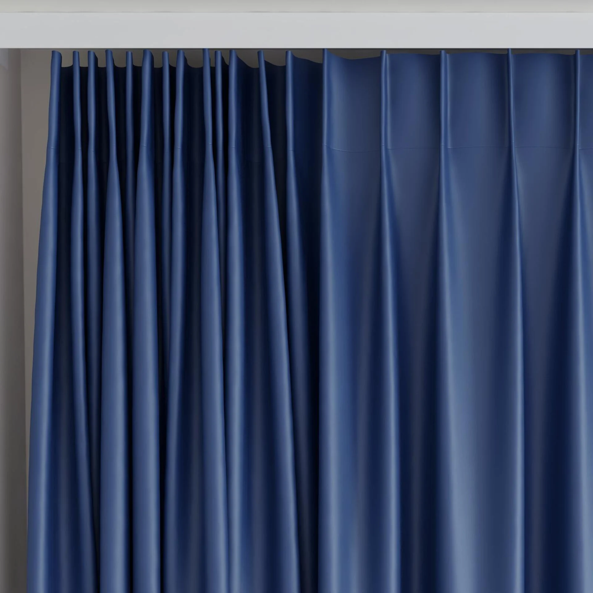 Top view of Blockbuster Marine, on curtain rail
