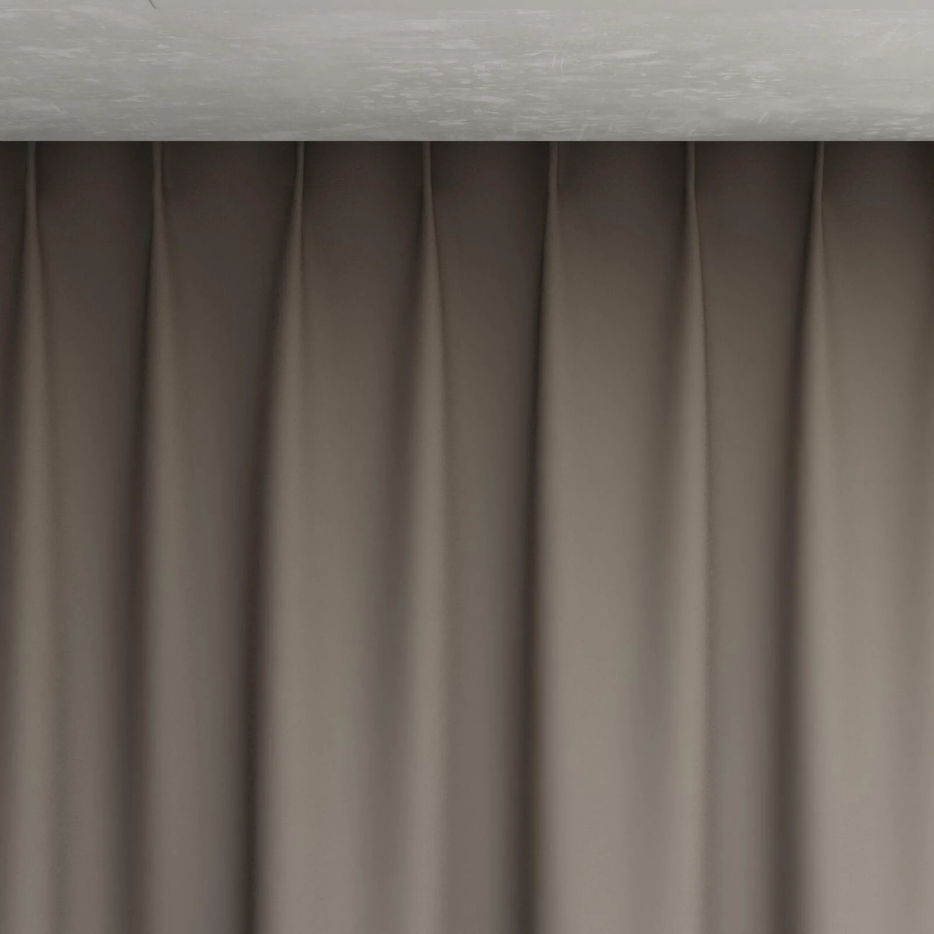 Top view of Quantum FR Fossil, pinch pleat