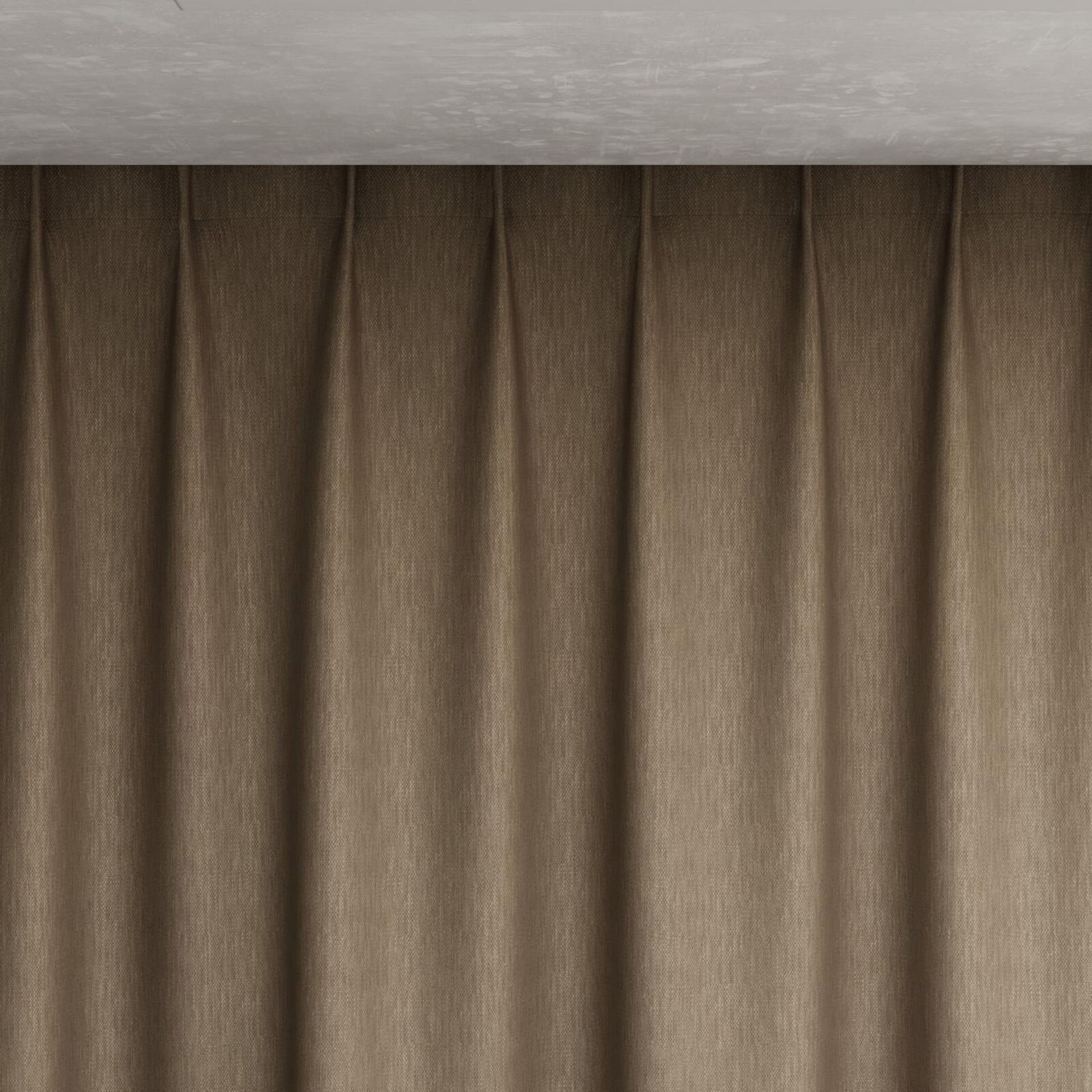 Top view of Cordoba Havana, pinch pleat