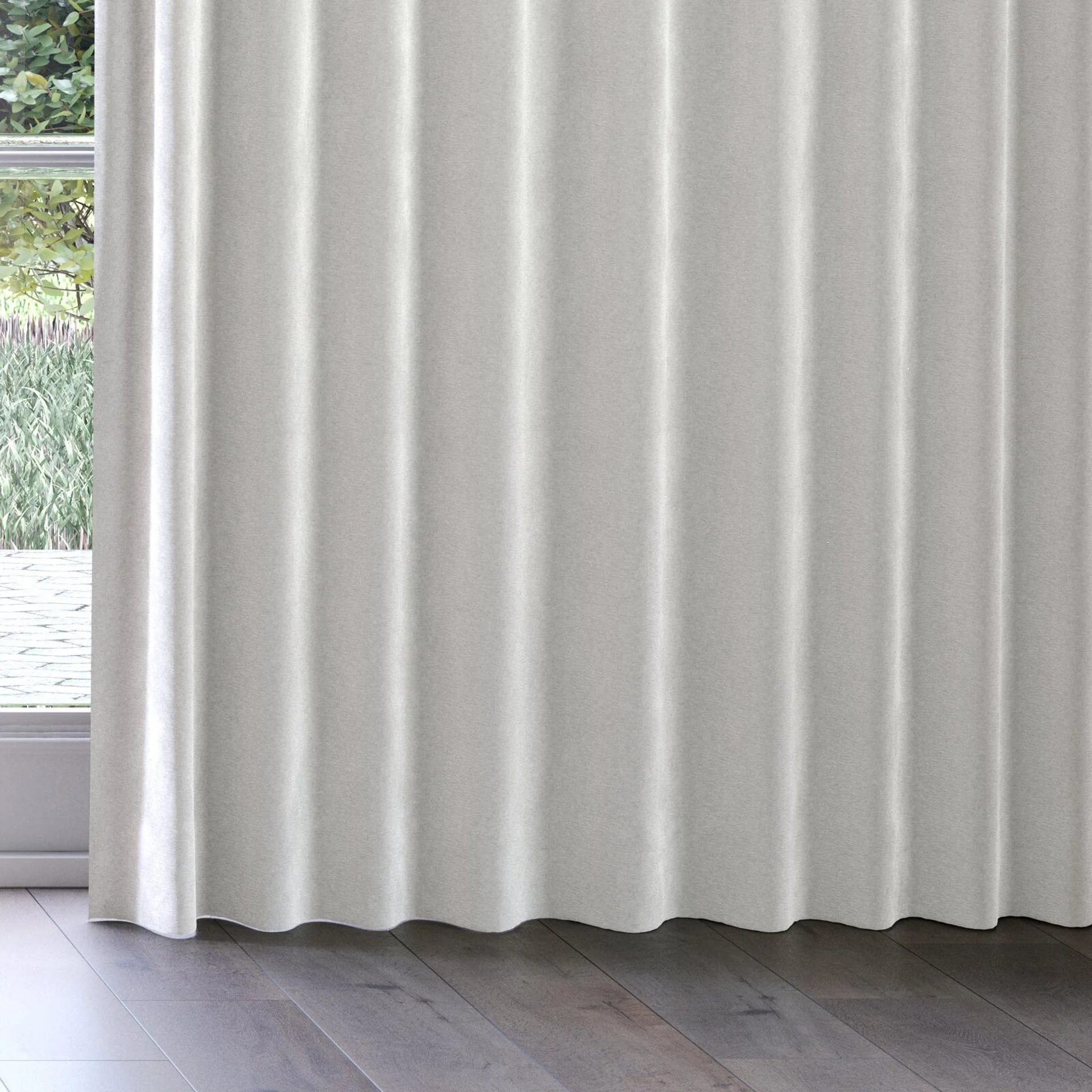 Bottom view of Geneva Limestone, on curtain rail