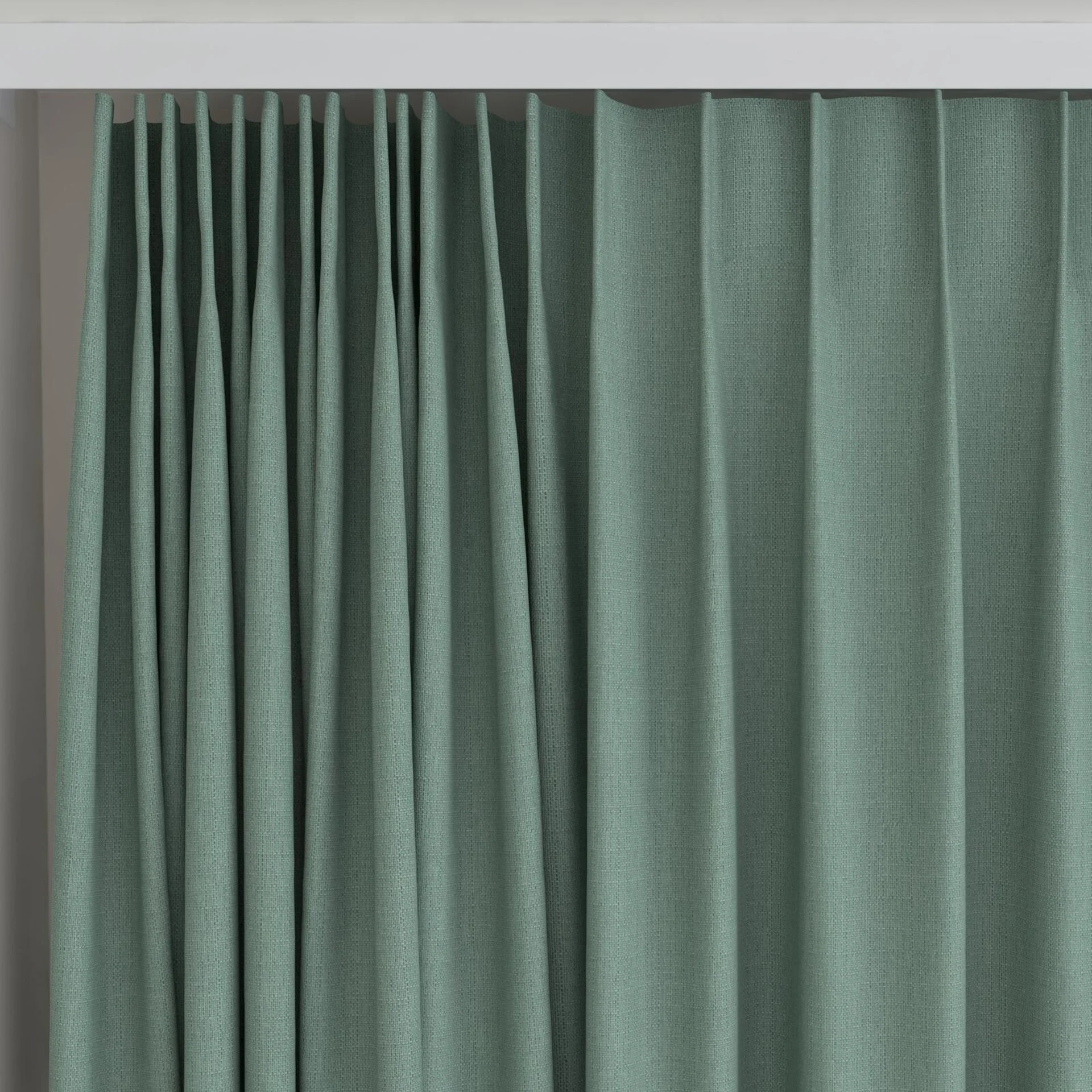 Top view of Darkness Forest, on curtain rail